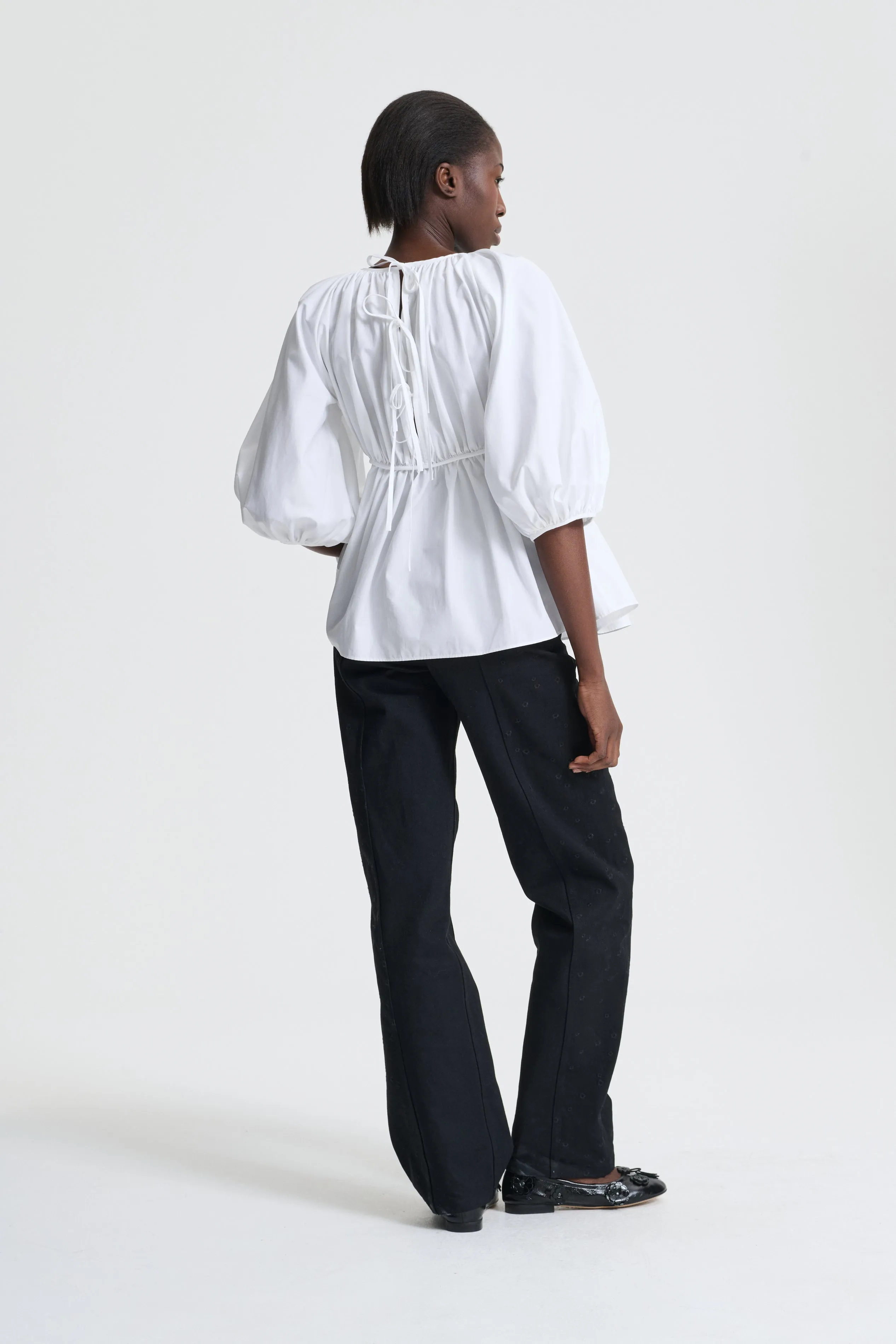 AMO | TOP COTTON WHITE sold by Cecilie Bahnsen product image thumbnail 3