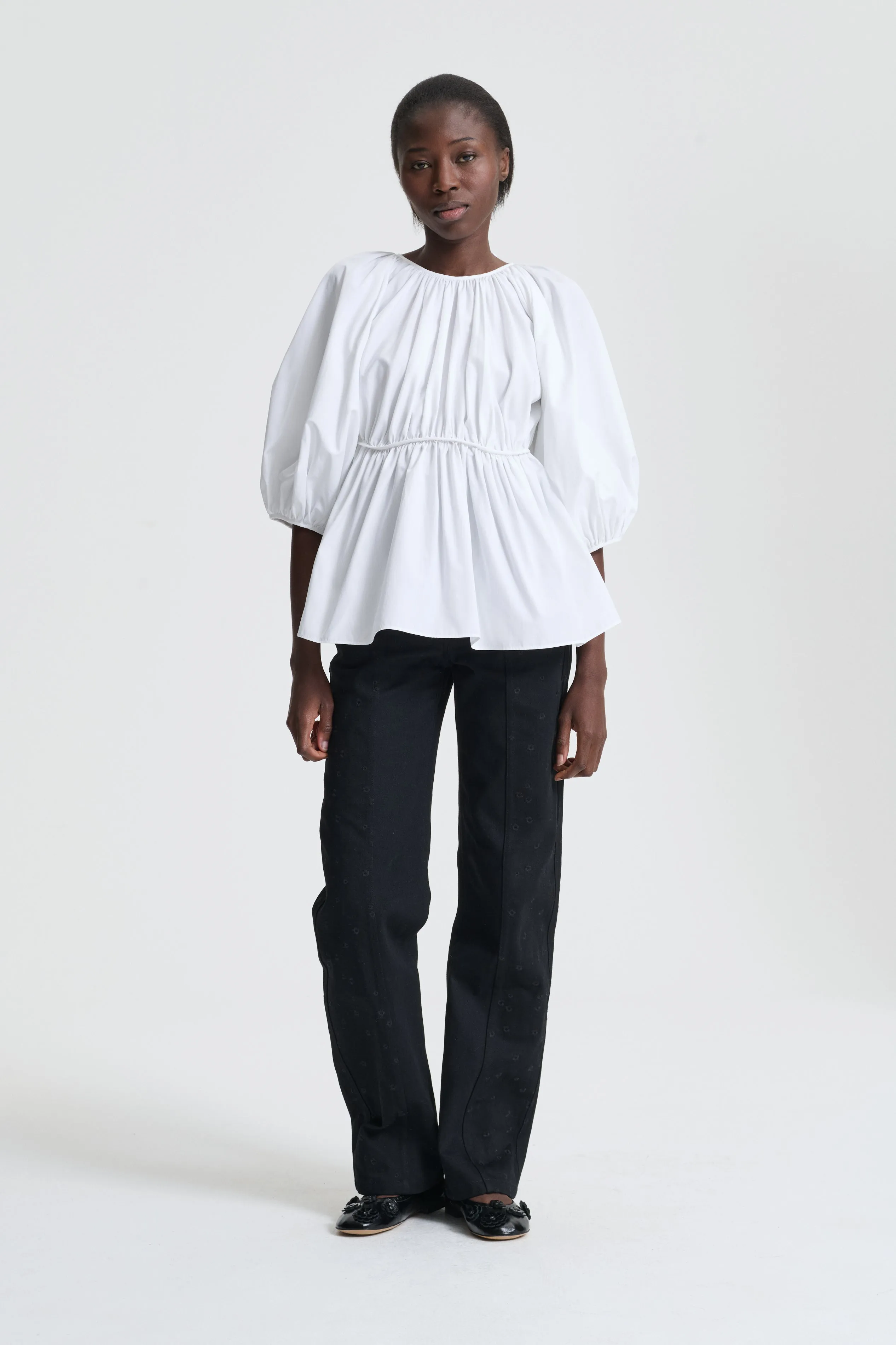 AMO | TOP COTTON WHITE sold by Cecilie Bahnsen