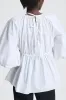 AMO | TOP COTTON WHITE sold by Cecilie Bahnsen