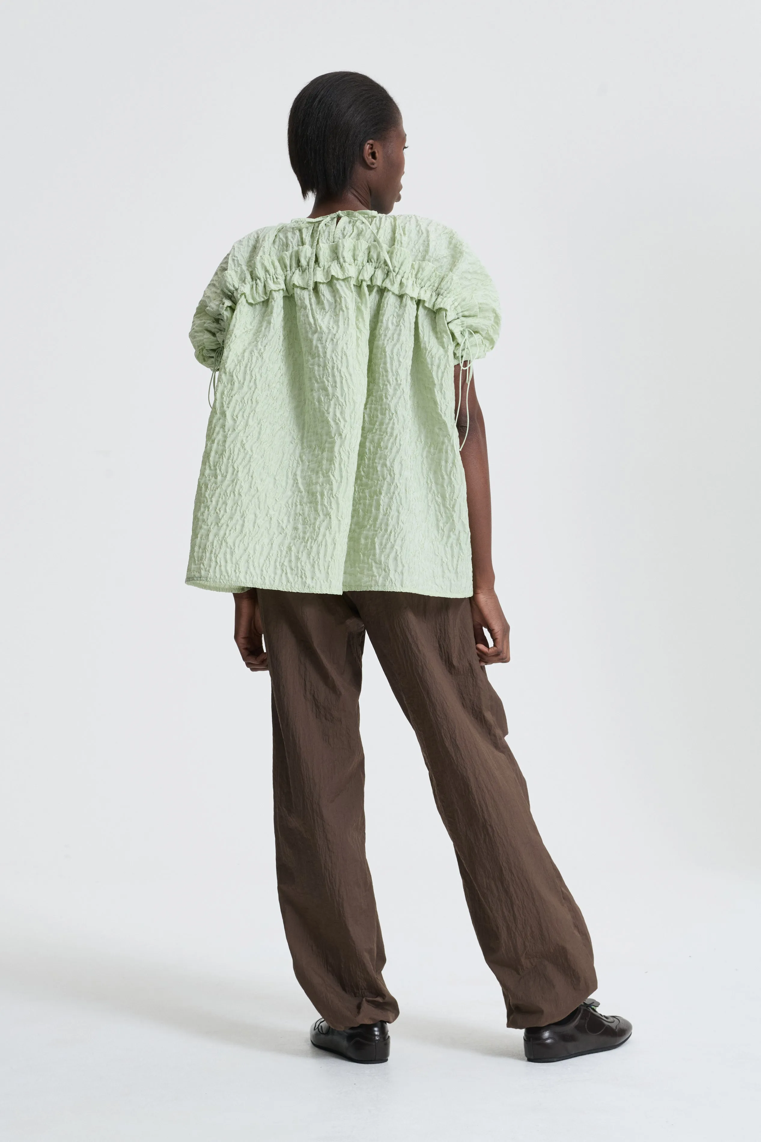 BELLAROSE | TOP LOBELIA MATELASSÉ PASTEL GREEN sold by Cecilie Bahnsen product image thumbnail 2