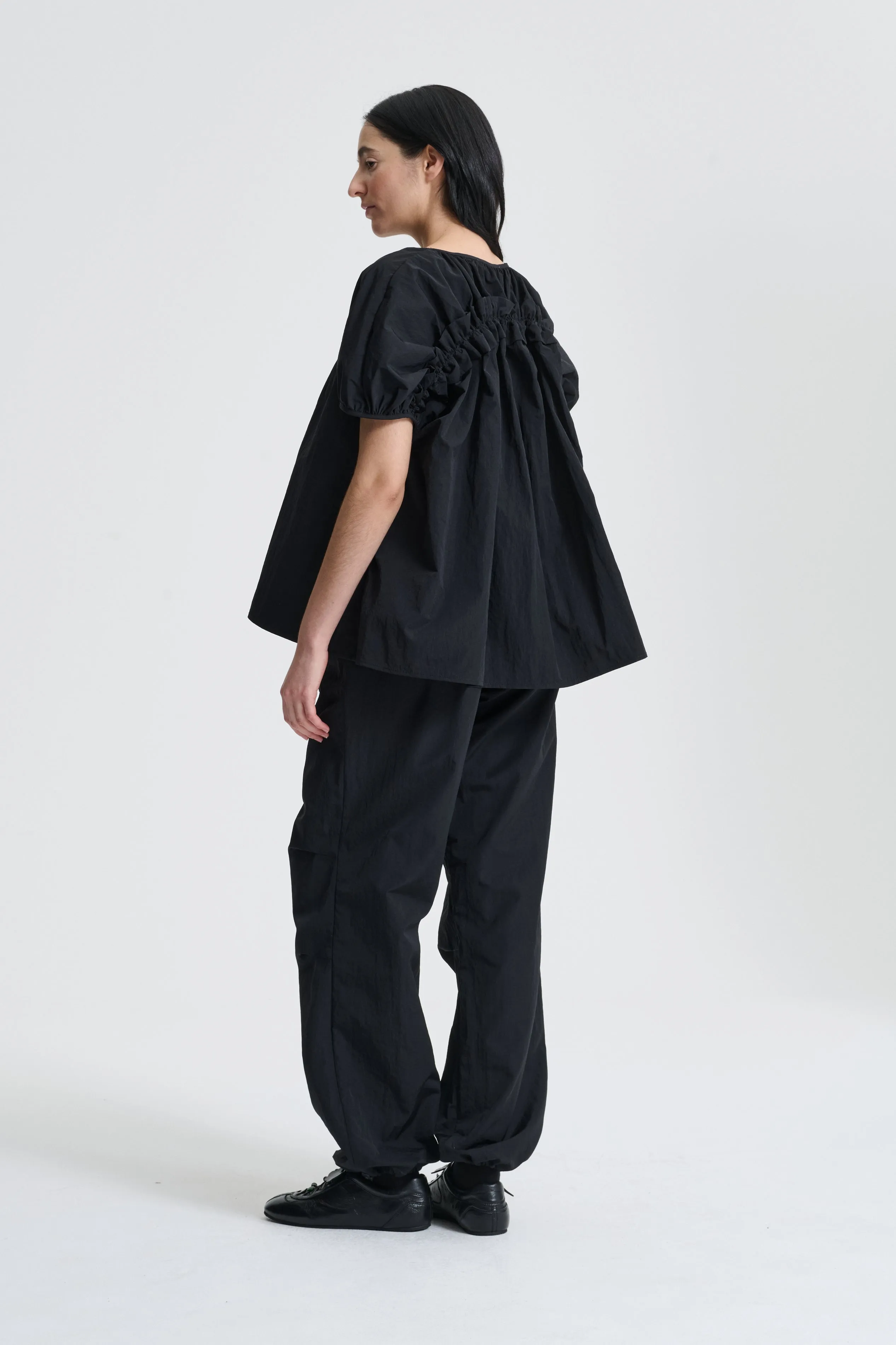 BELLA | TOP RECYCLED TAFFETA BLACK sold by Cecilie Bahnsen product image thumbnail 2