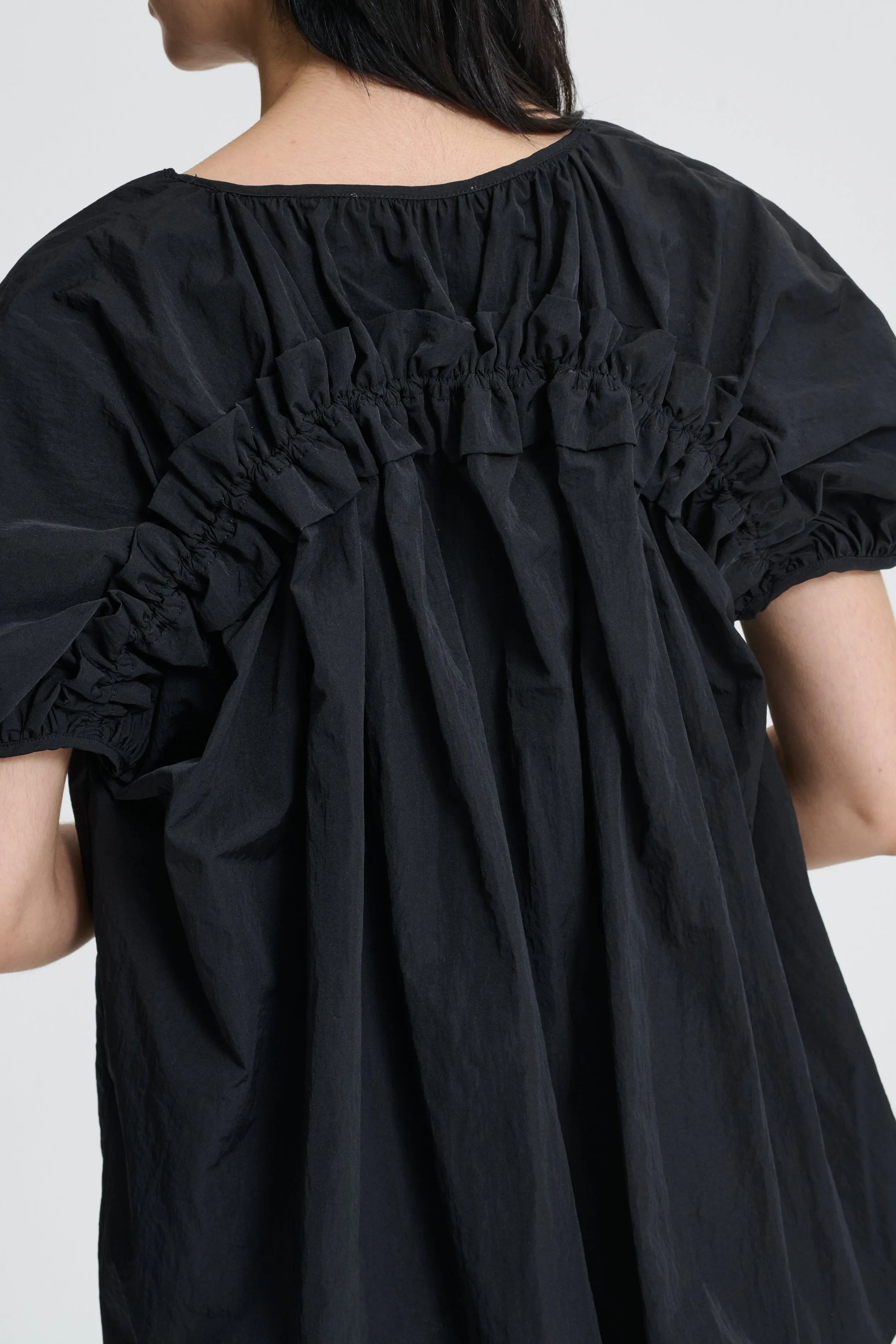 BELLA | TOP RECYCLED TAFFETA BLACK sold by Cecilie Bahnsen product image thumbnail 3