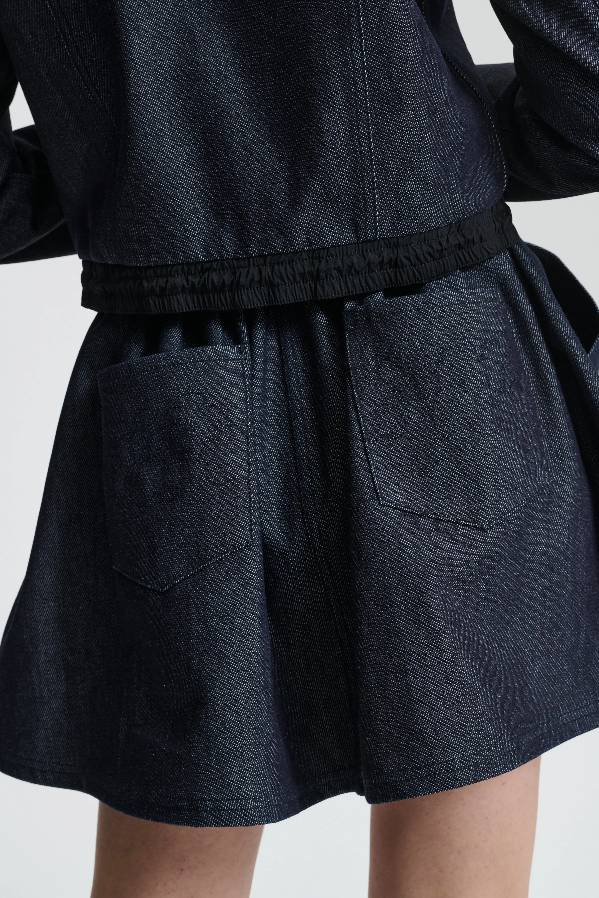 BOBBI | SKIRT DENIM INDIGO / BLACK sold by Cecilie Bahnsen product image thumbnail 3