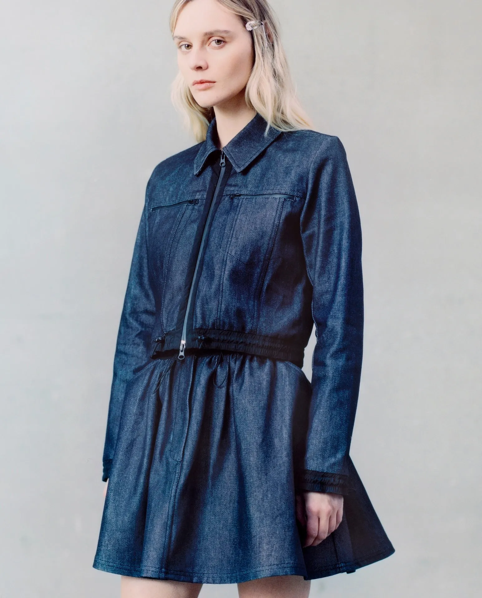 BOBBI | SKIRT DENIM INDIGO / BLACK sold by Cecilie Bahnsen product image thumbnail 5