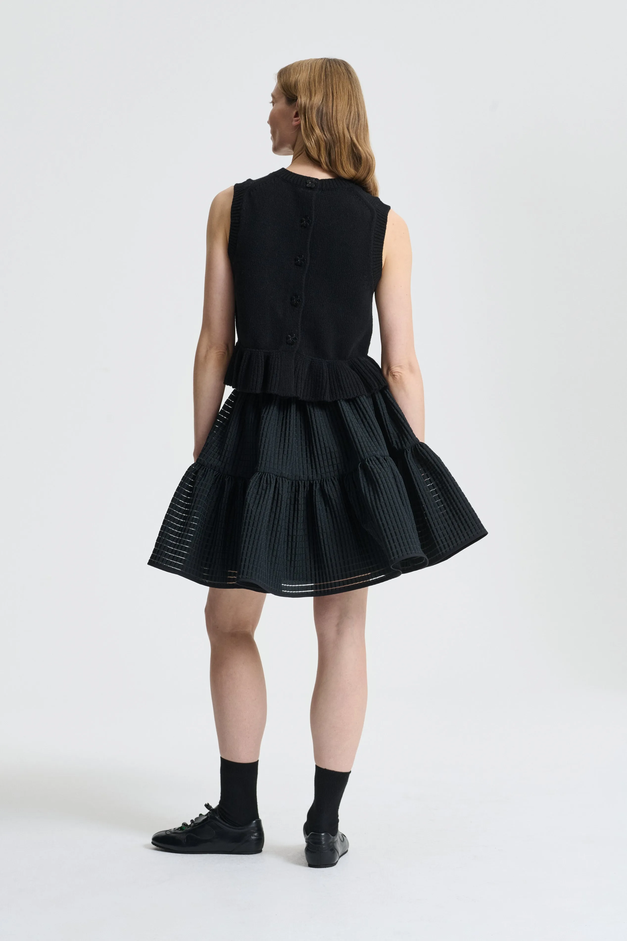 BELLINI | SKIRT MIKU JACQUARD BLACK sold by Cecilie Bahnsen product image thumbnail 3