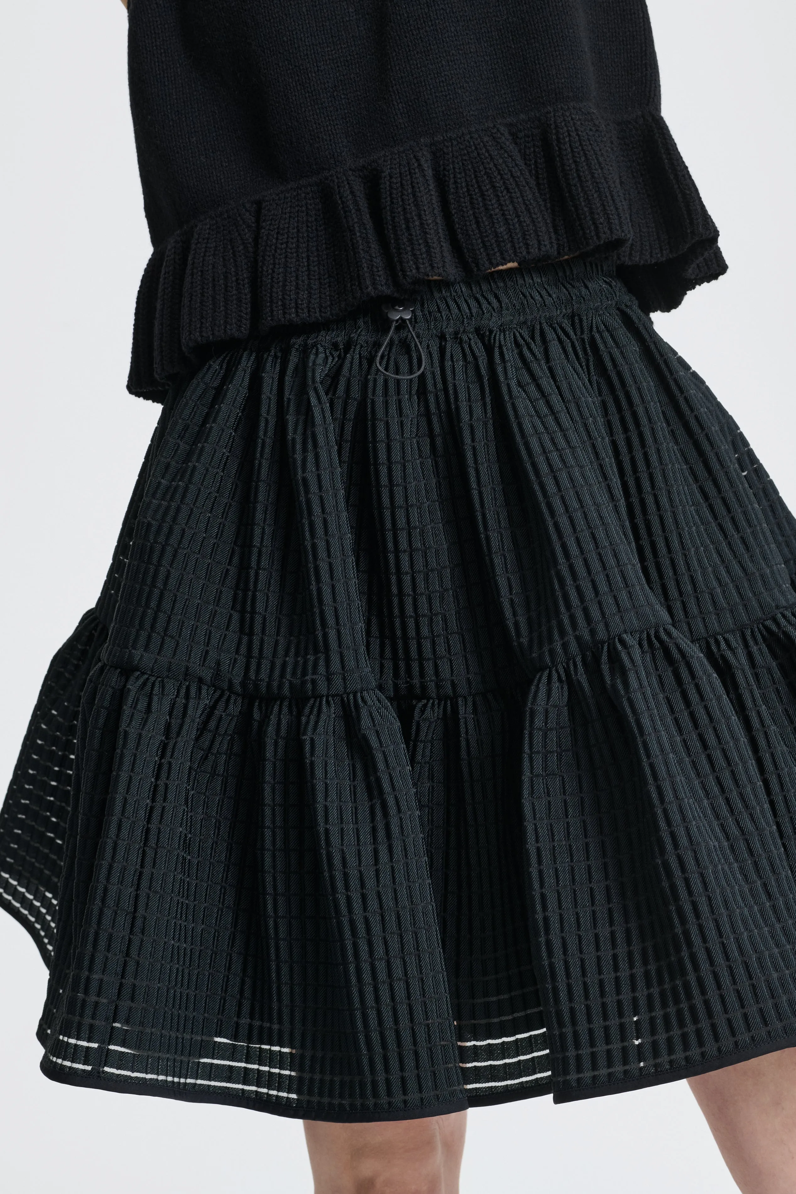 BELLINI | SKIRT MIKU JACQUARD BLACK sold by Cecilie Bahnsen product image thumbnail 2