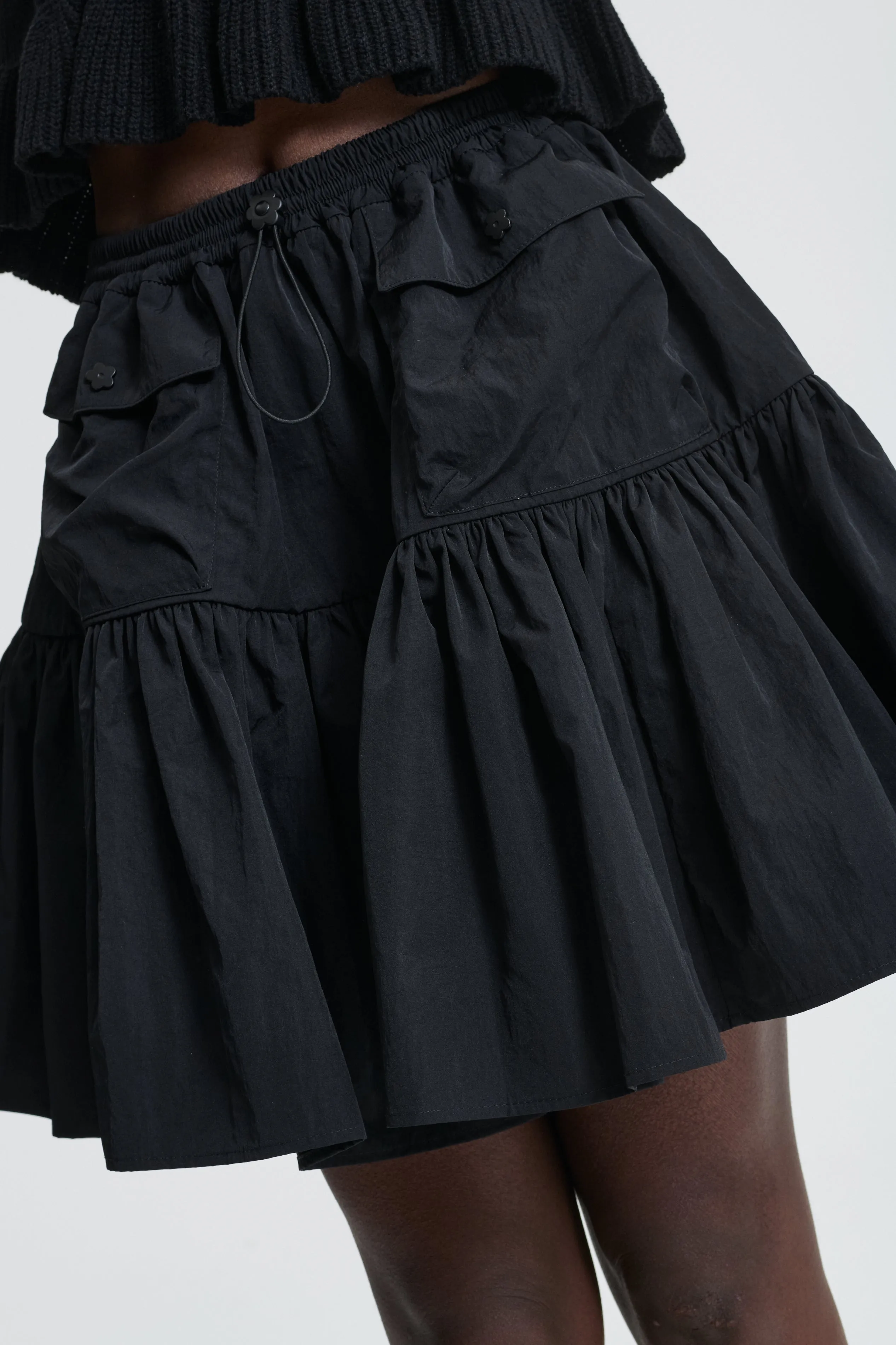 BLAIR | SKIRT RECYCLED TAFFETA BLACK sold by Cecilie Bahnsen