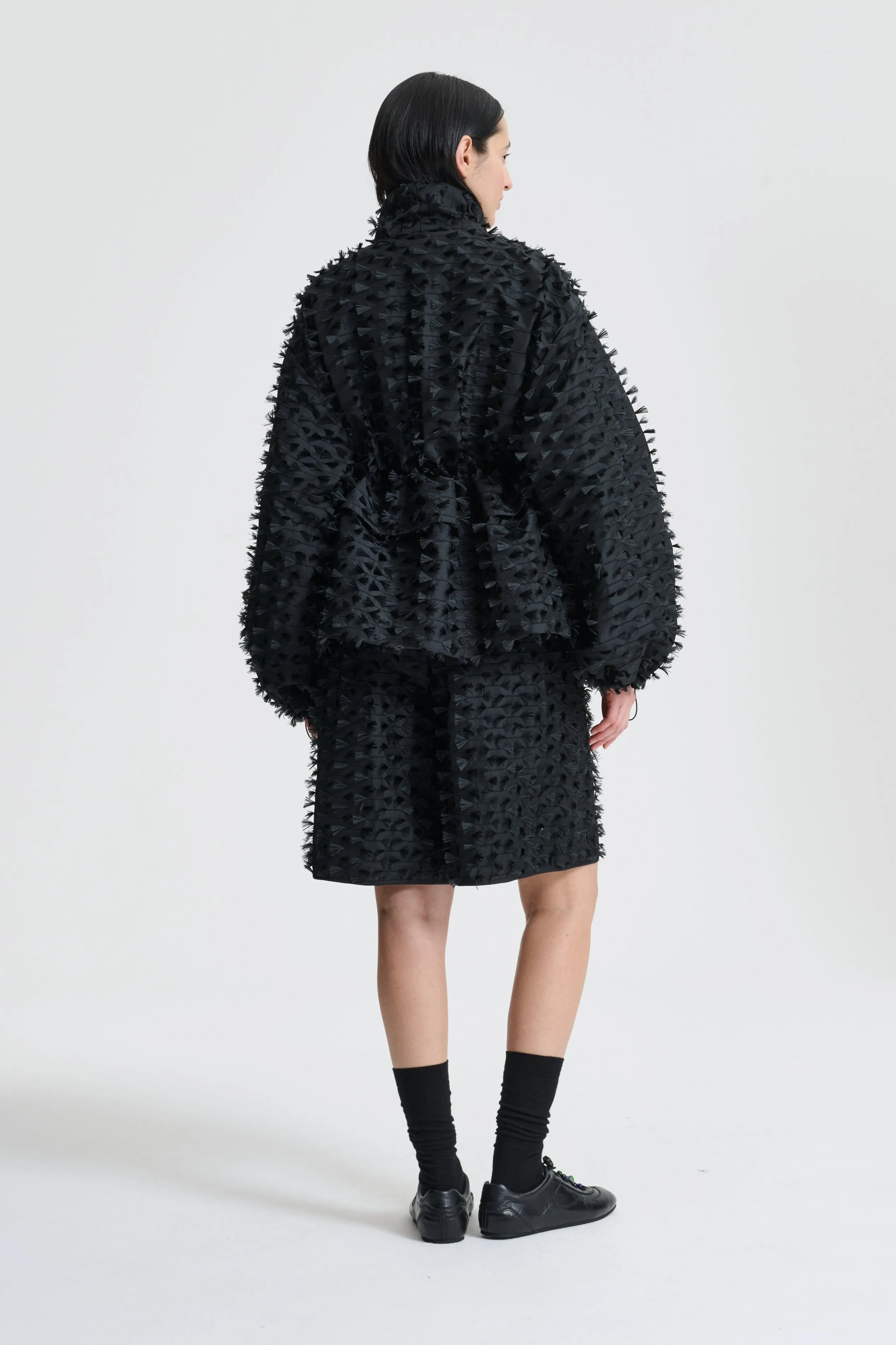 BRUNO | SHORTS FIAMMA FIL-COUPÉ BLACK sold by Cecilie Bahnsen product image thumbnail 5