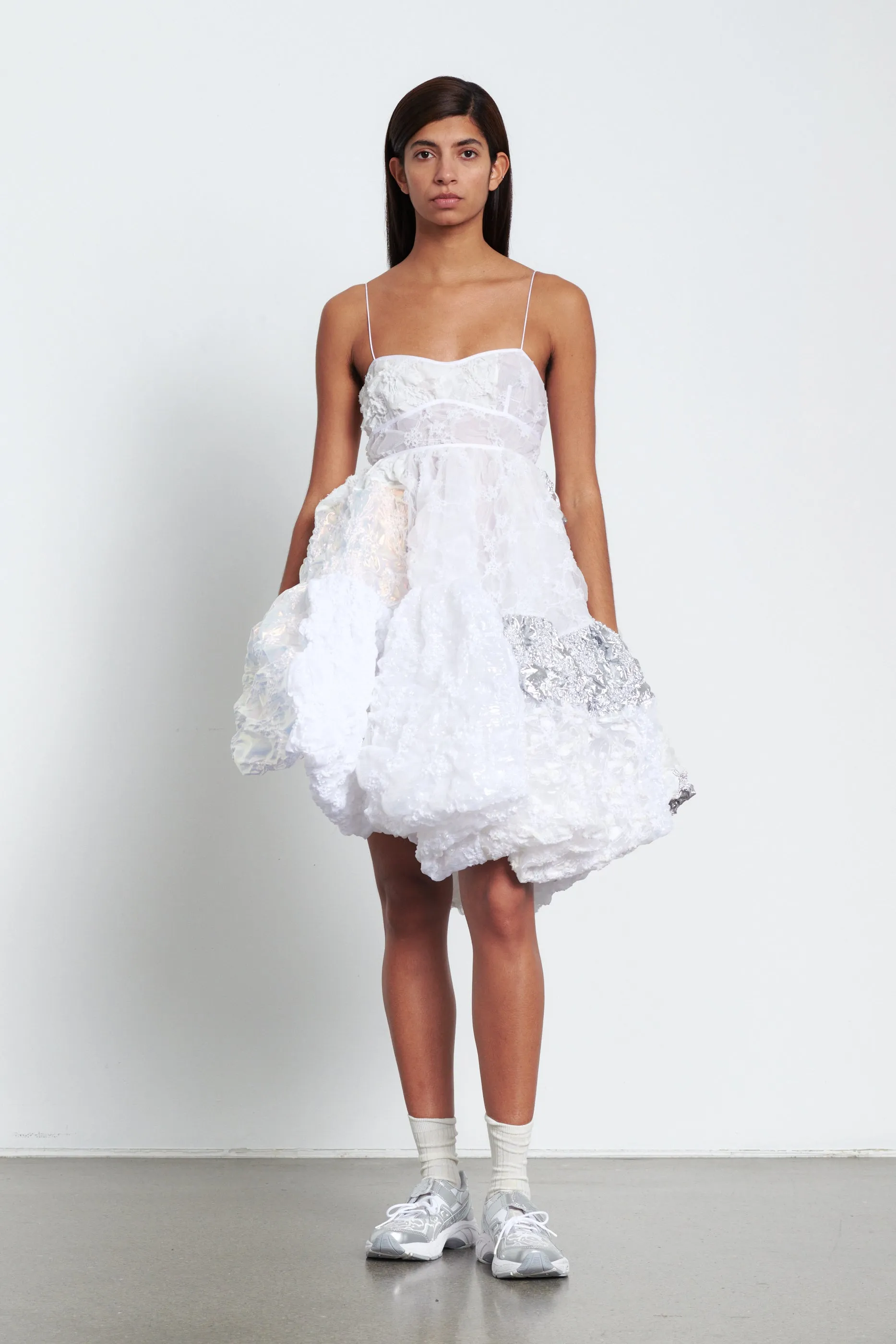 DEMI | DRESS CHERRY BLOSSOM EMB WHITE MULTI sold by Cecilie Bahnsen