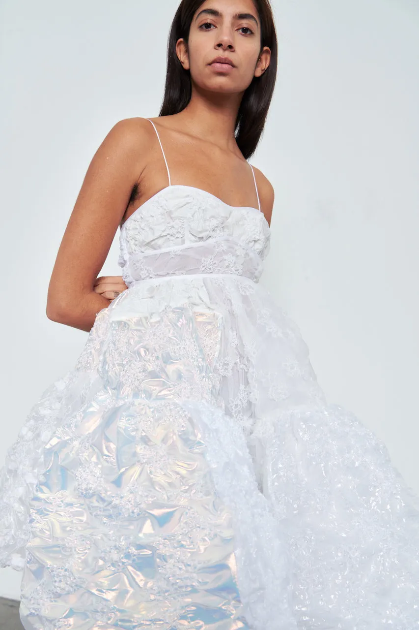 DEMI | DRESS CHERRY BLOSSOM EMB WHITE MULTI sold by Cecilie Bahnsen product image thumbnail 2