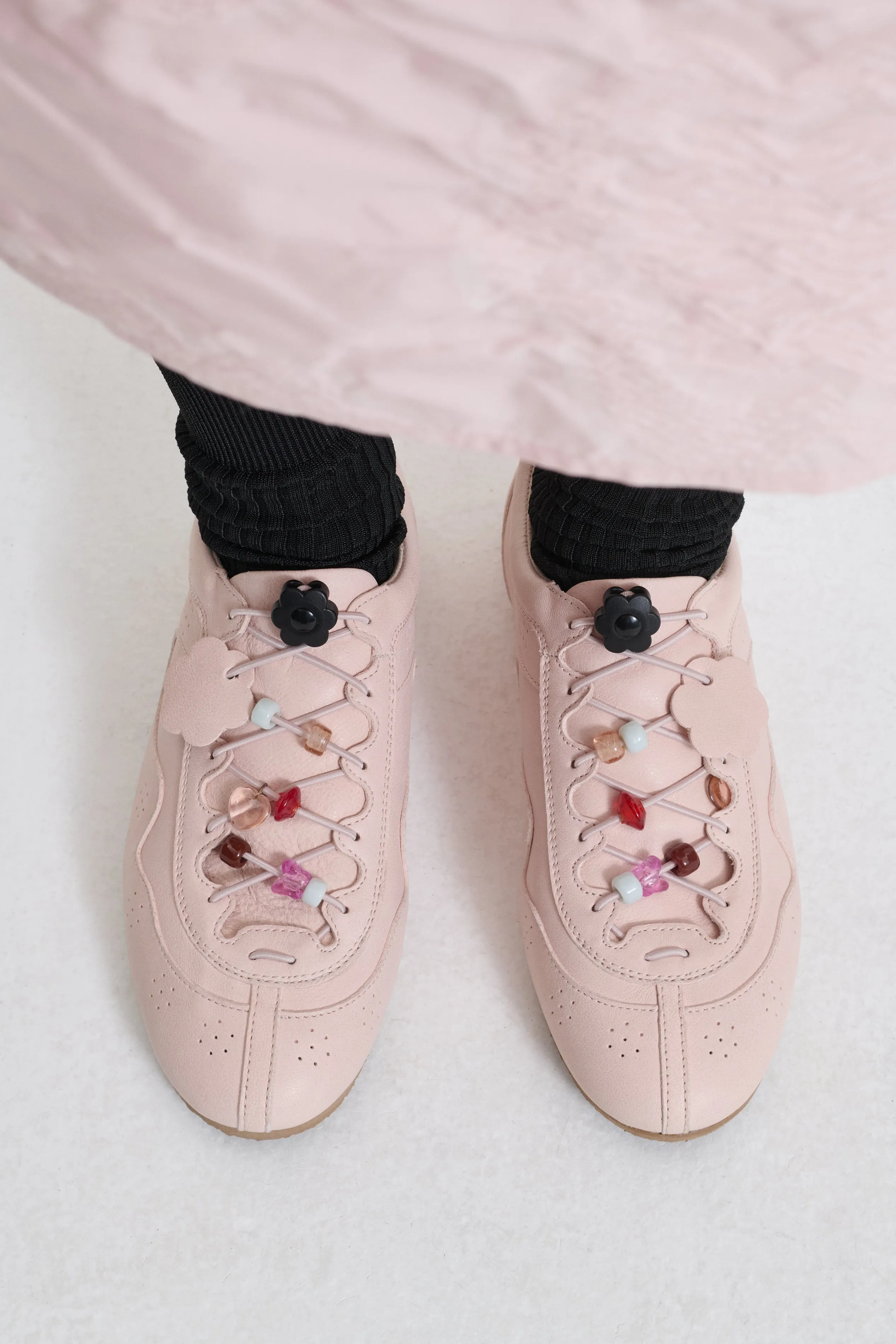 BLAISE | SNEAKER LEATHER BLUSH PINK sold by Cecilie Bahnsen