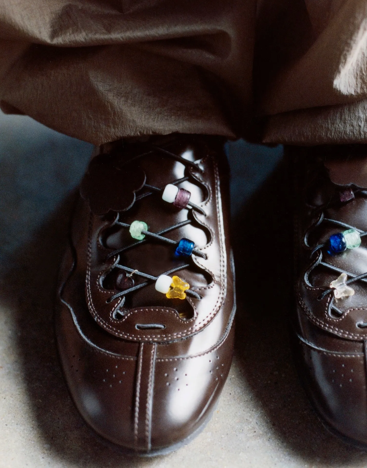 BLAISE | SNEAKER LEATHER BROWN sold by Cecilie Bahnsen product image thumbnail 3
