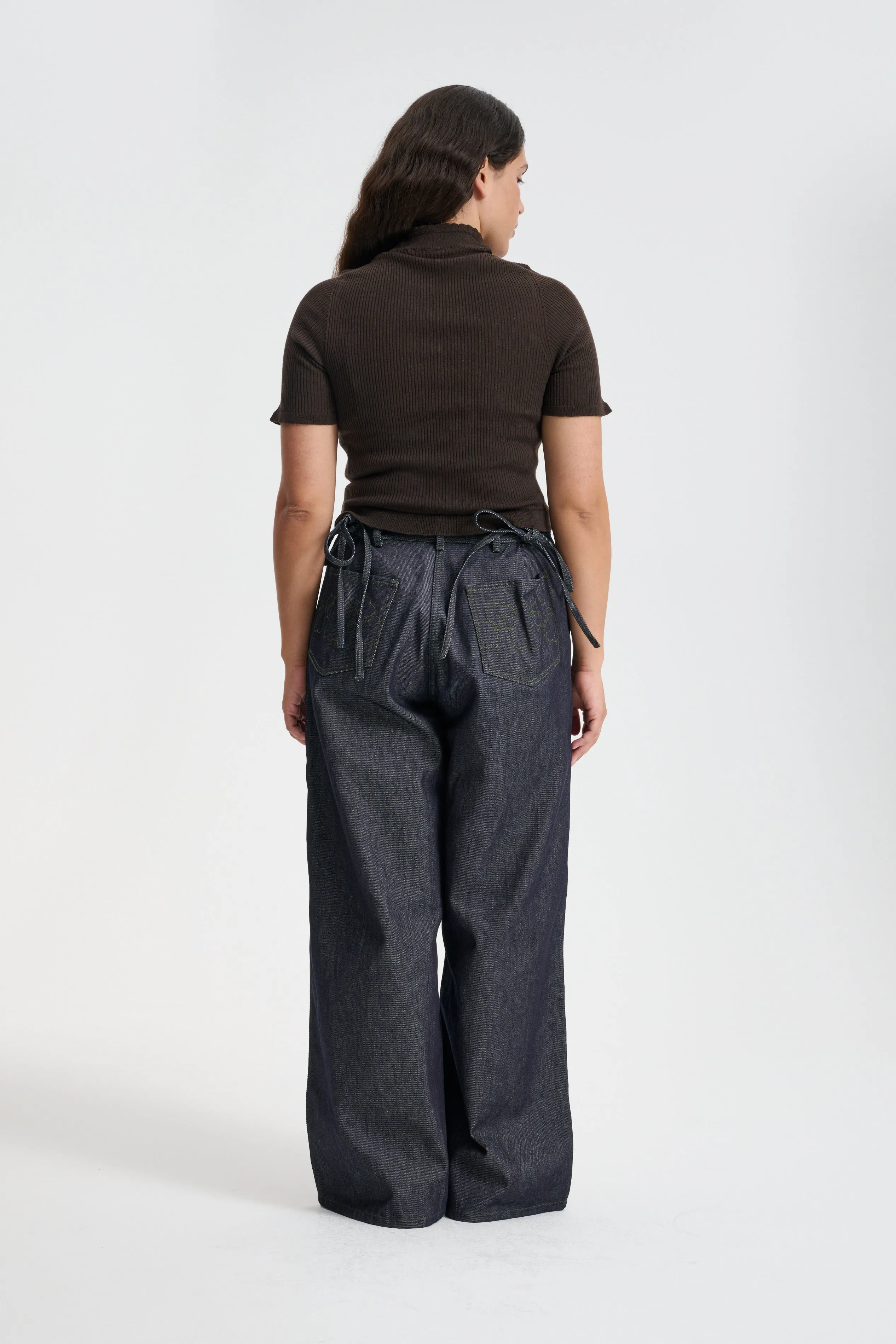 BENTLEY | TOP SEAMLESS KNIT BROWN sold by Cecilie Bahnsen product image thumbnail 2