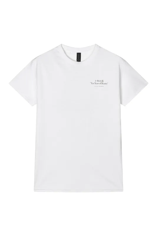 10 YEARS OF BEAUTY LIMITED EDITION | T-SHIRT WHITE sold by Cecilie Bahnsen