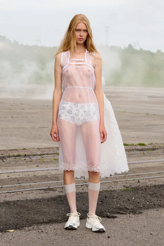 BARR | DRESS LIQUID MYRTIA WHITE - LOOK 23 sold by Cecilie Bahnsen