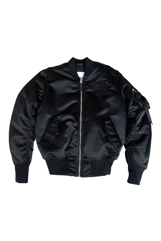 10 YEARS OF BEAUTY LIMITED EDITION PATCHWORK BOMBER | JACKET BLACK made by Cecilie Bahnsen