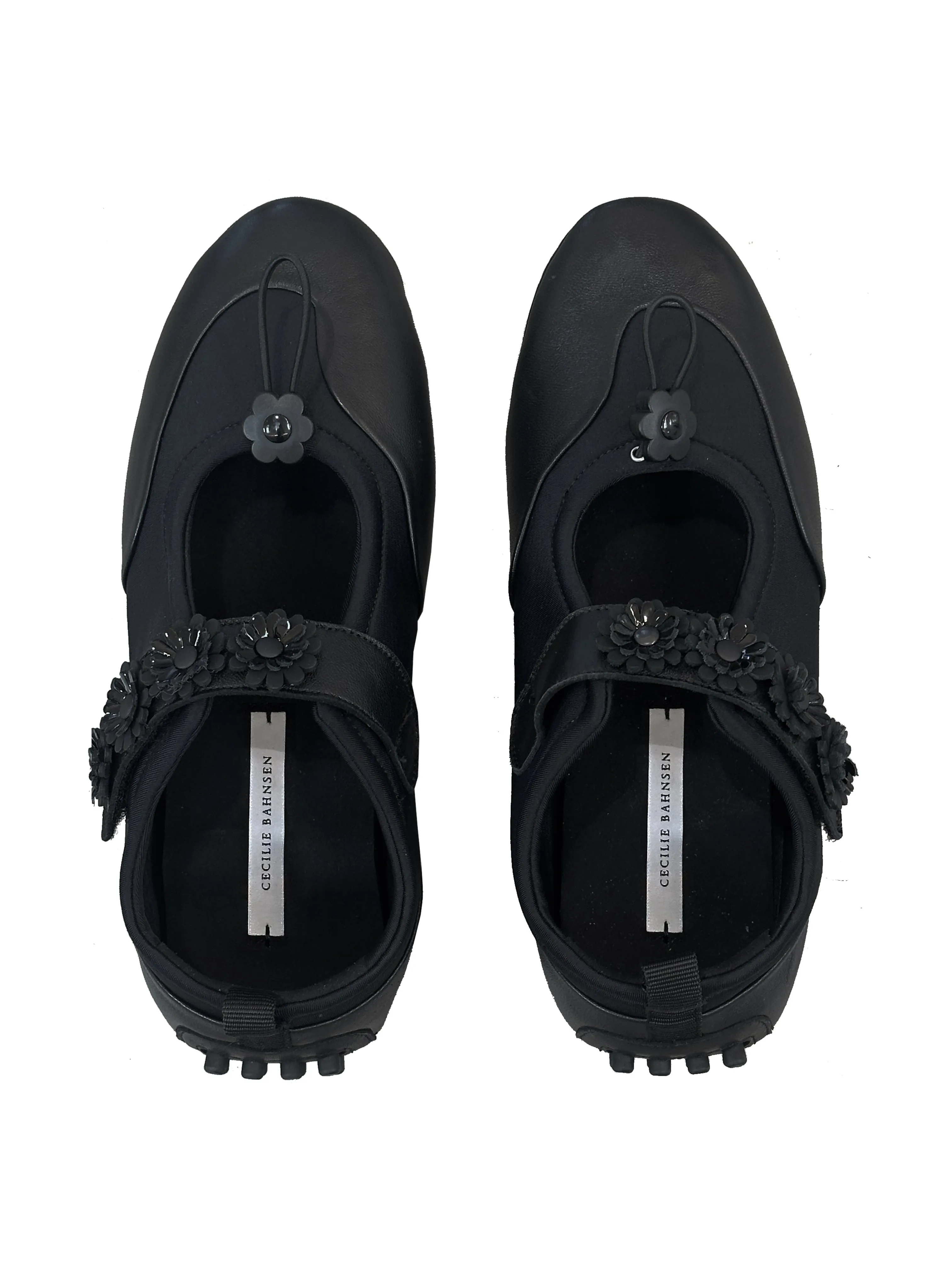 BESS | MARY JANE FLAT NEOPRENE BLACK sold by Cecilie Bahnsen