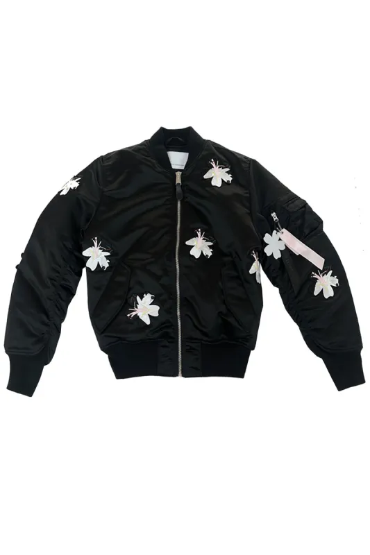 10 YEARS OF BEAUTY LIMITED EDITION PATCHWORK BOMBER | JACKET BLACK made by Cecilie Bahnsen