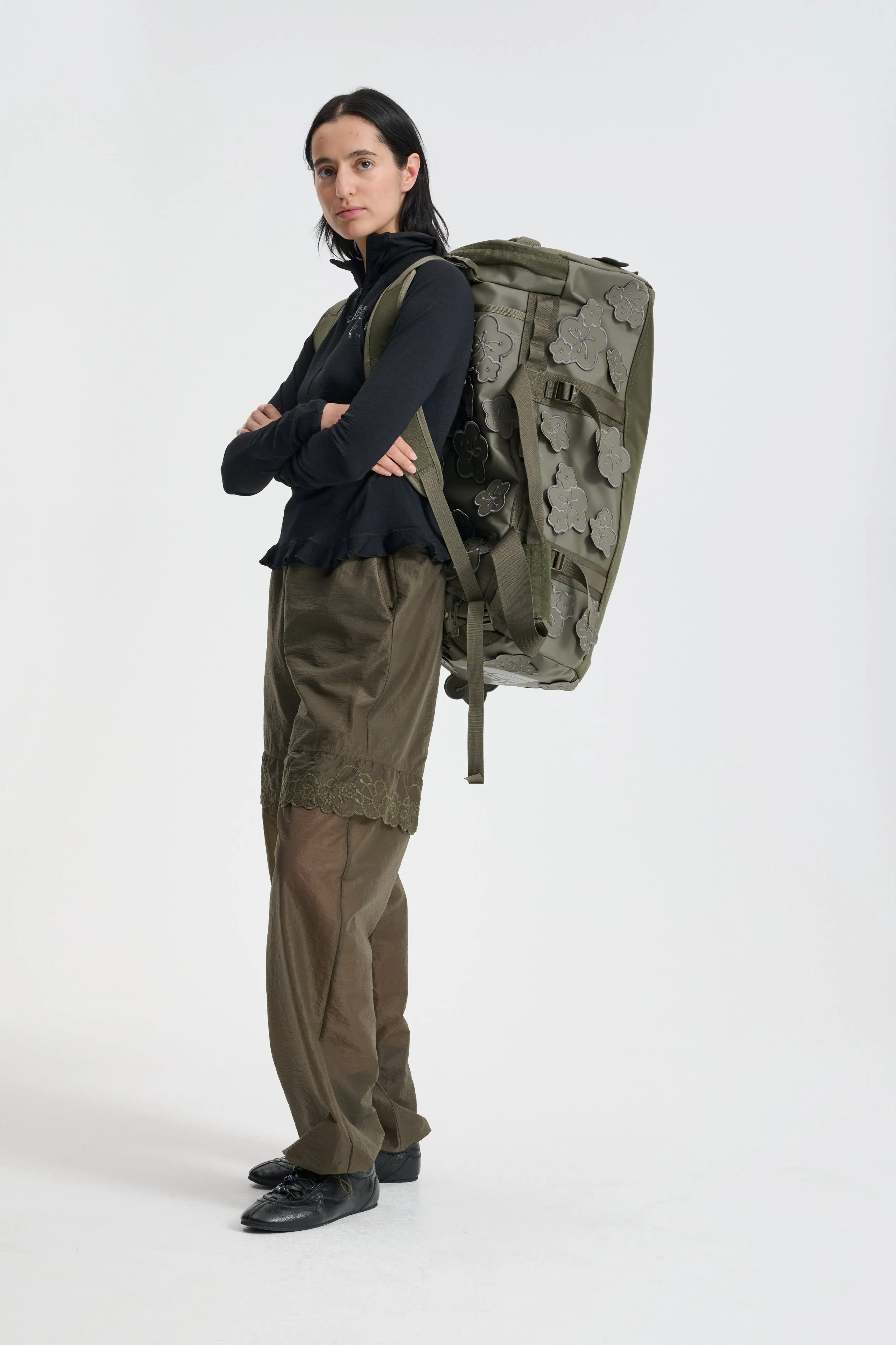 THE NORTH FACE X CECILIE BAHNSEN AUDREY BASE CAMP DUFFEL (M) | OLIVE sold by Cecilie Bahnsen product image thumbnail 2