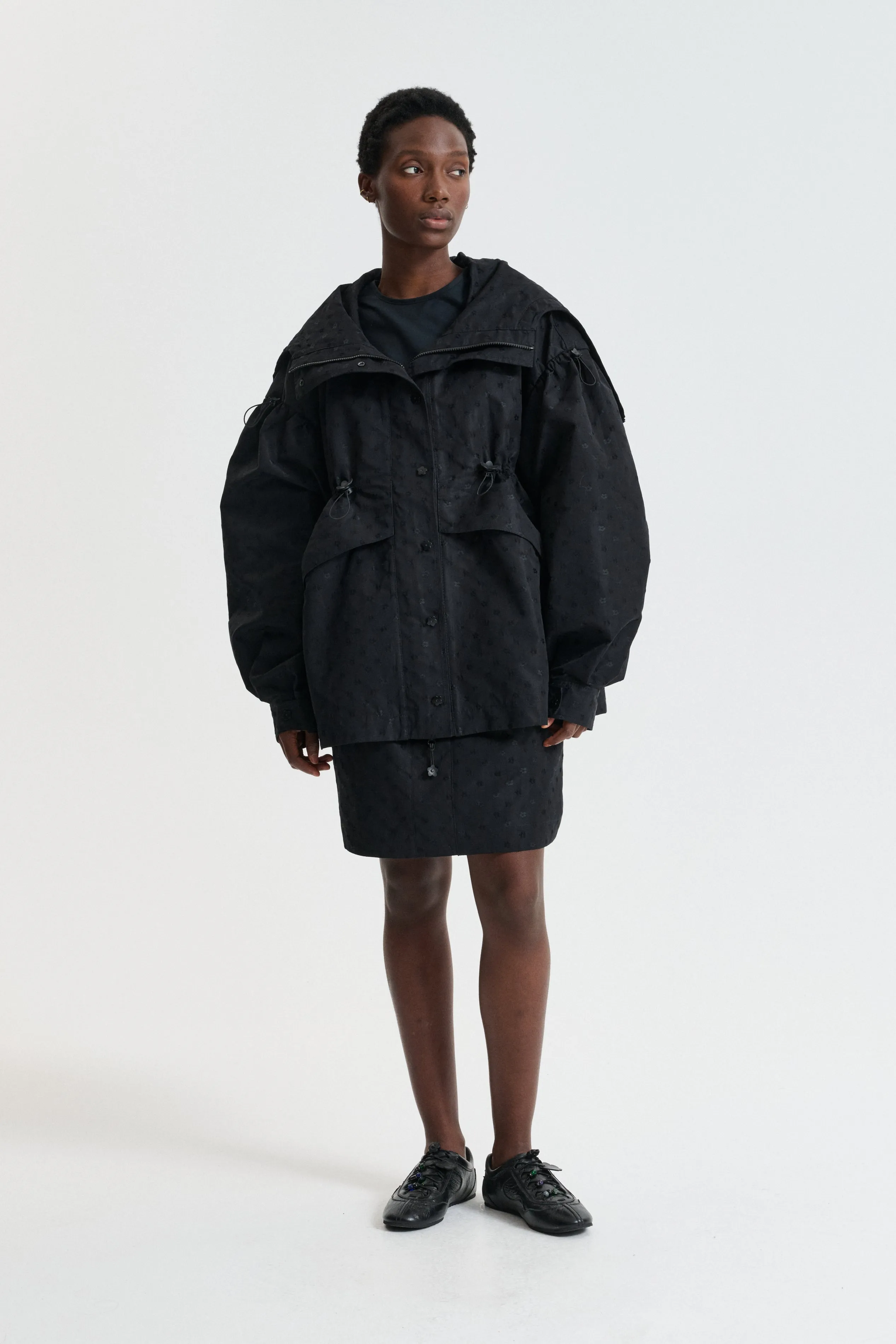 CBDENNON | JACKET IRIS JACQUARD BLACK sold by Cecilie Bahnsen product image thumbnail 4