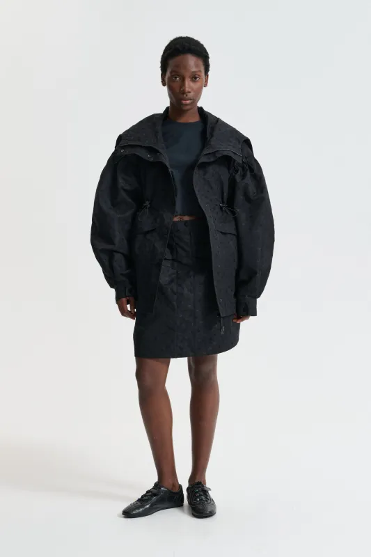 CBDENNON | JACKET IRIS JACQUARD BLACK made by Cecilie Bahnsen