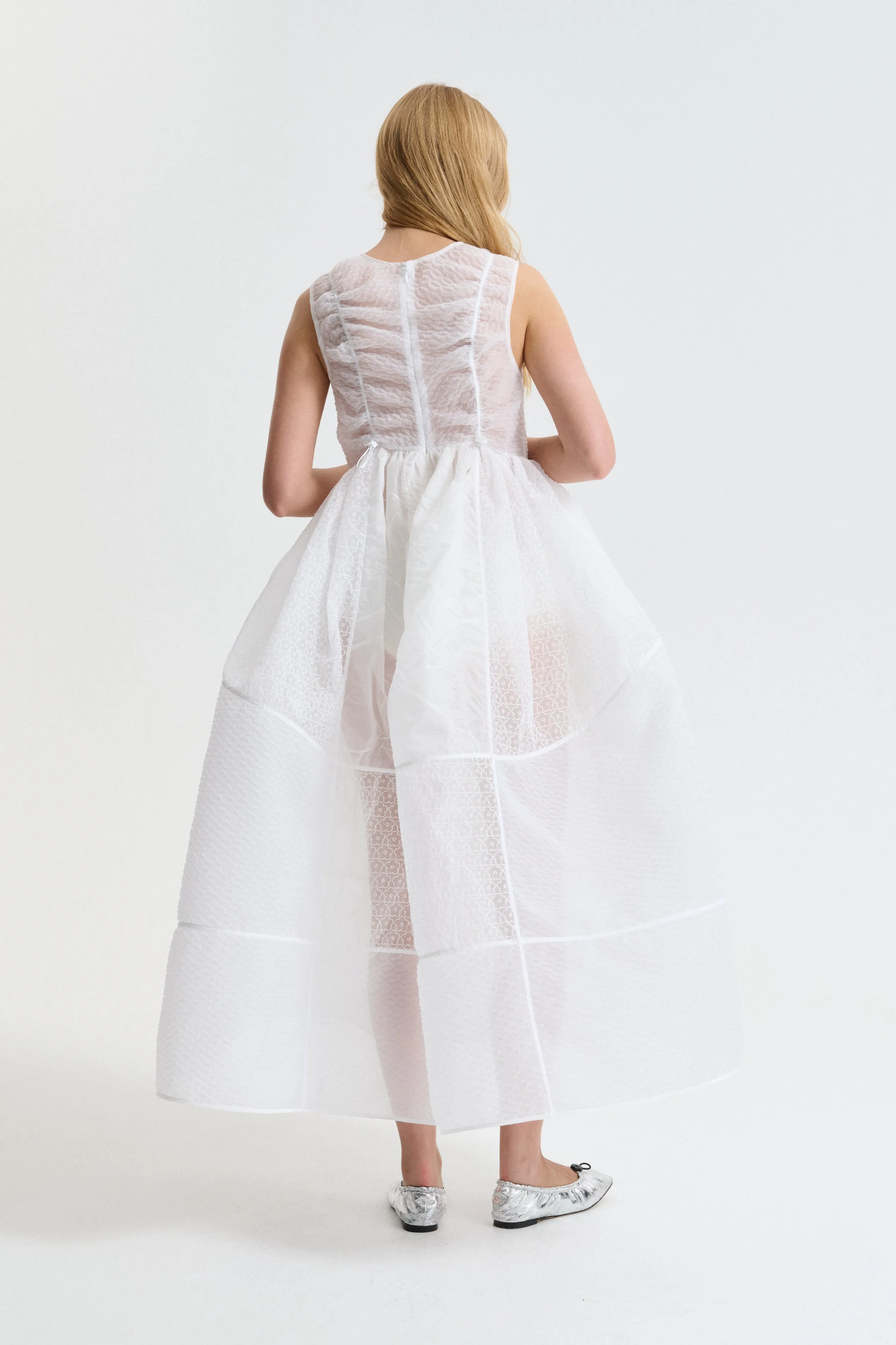 CBDUANA | DRESS PATCHWORK WHITE sold by Cecilie Bahnsen product image thumbnail 2