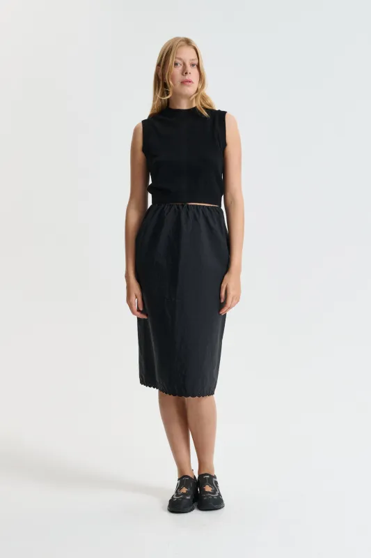 CBDEAN | VEST SUMMER CASHMERE BLACK made by Cecilie Bahnsen