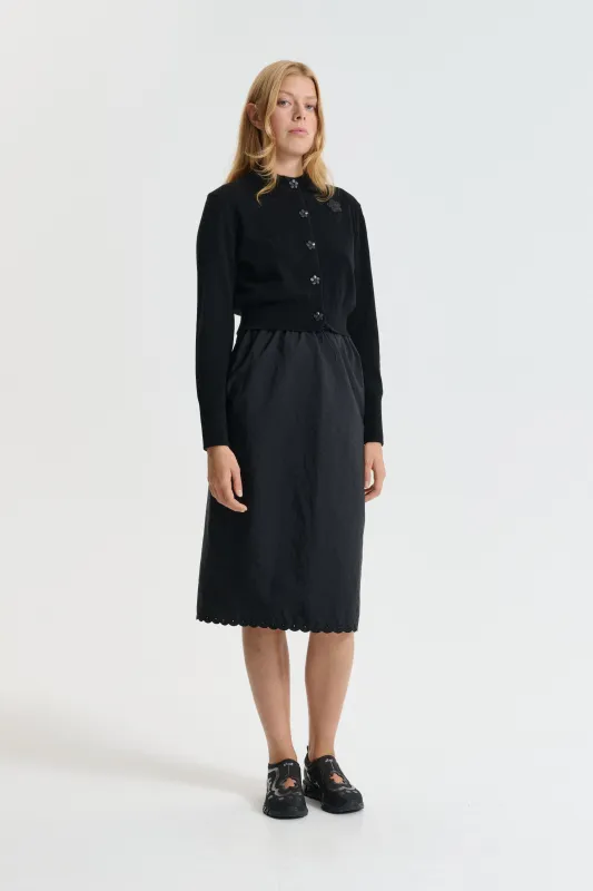 CBDUA | CARDIGAN SUMMER CASHMERE BLACK made by Cecilie Bahnsen