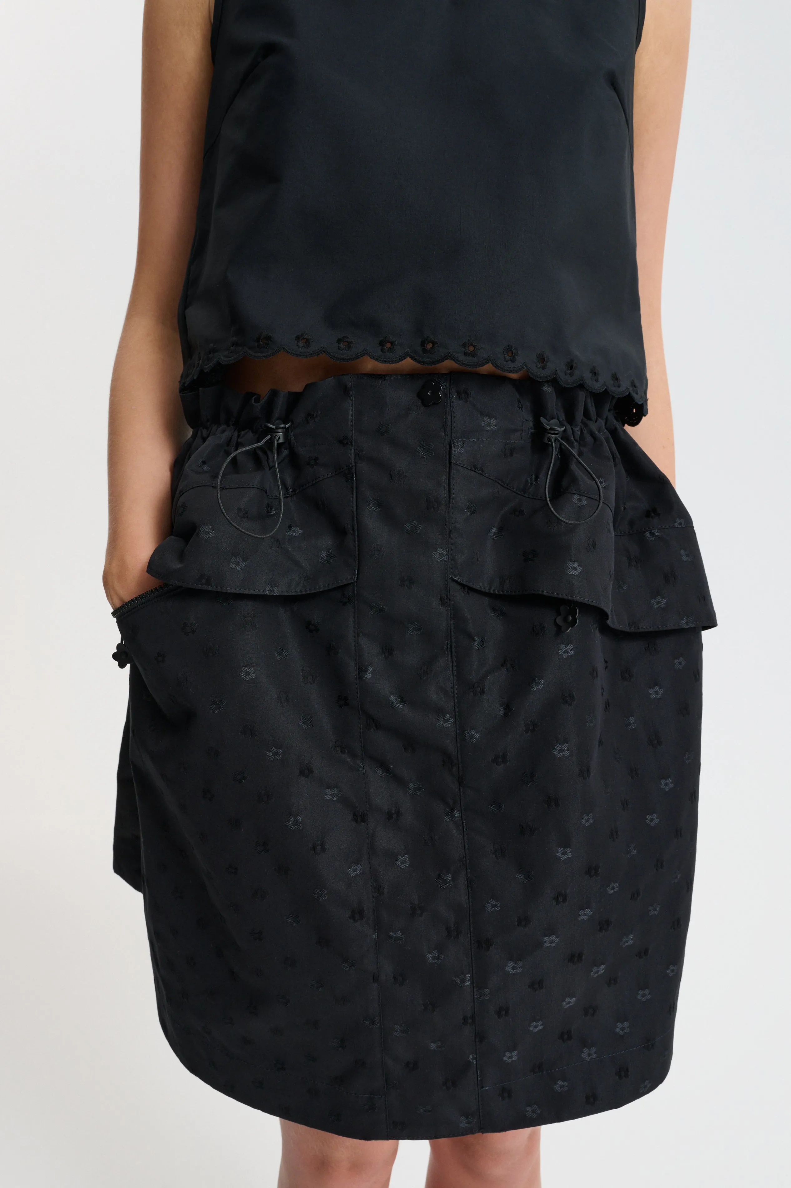 CBDELINA | SKIRT IRIS JACQUARD BLACK sold by Cecilie Bahnsen product image thumbnail 3