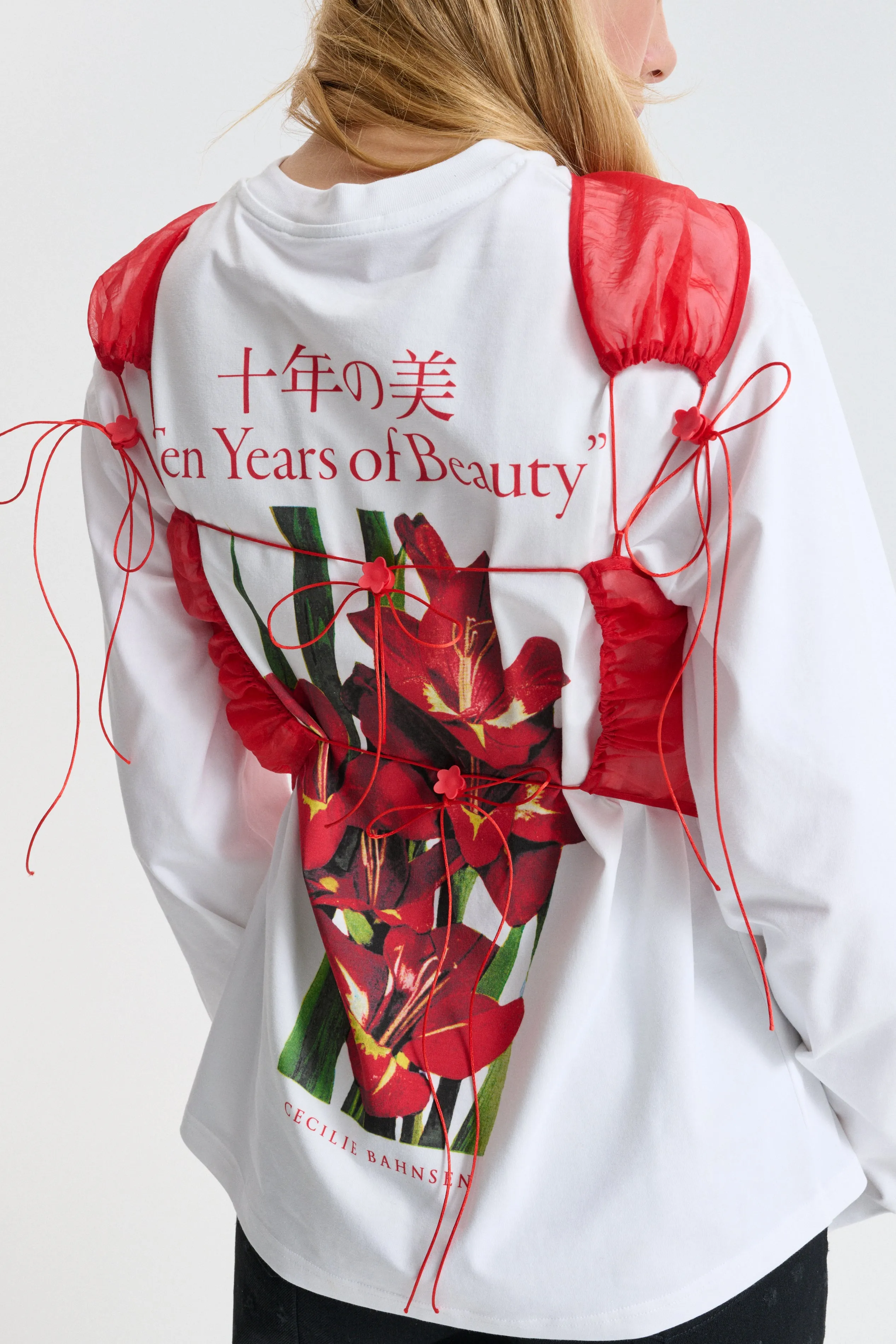 CBKATIA | TOP LIQUID MYRTIA RED sold by Cecilie Bahnsen product image thumbnail 4