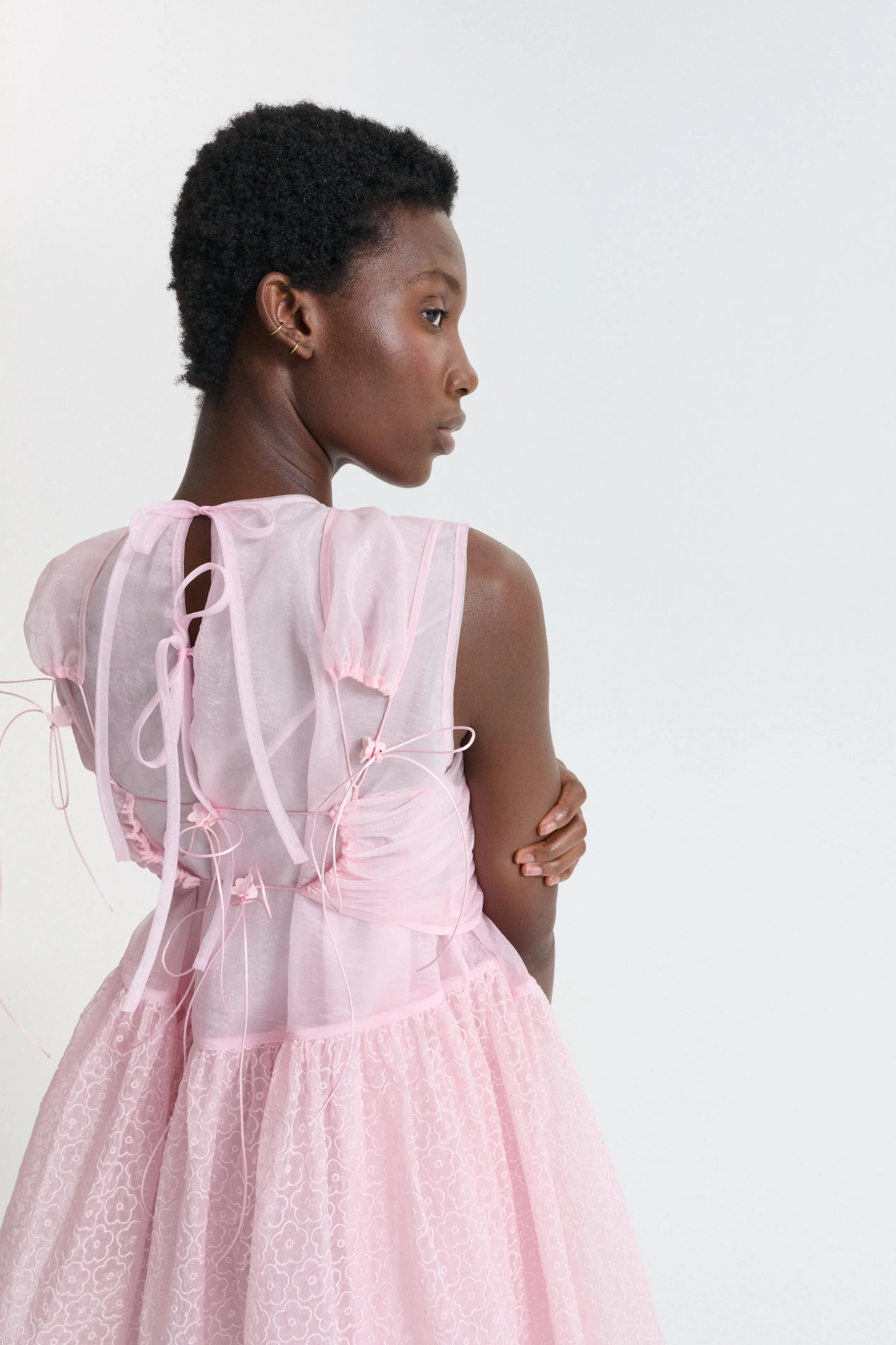 CBKATIA | TOP LIQUID MYRTIA BLUSH PINK sold by Cecilie Bahnsen product image thumbnail 3