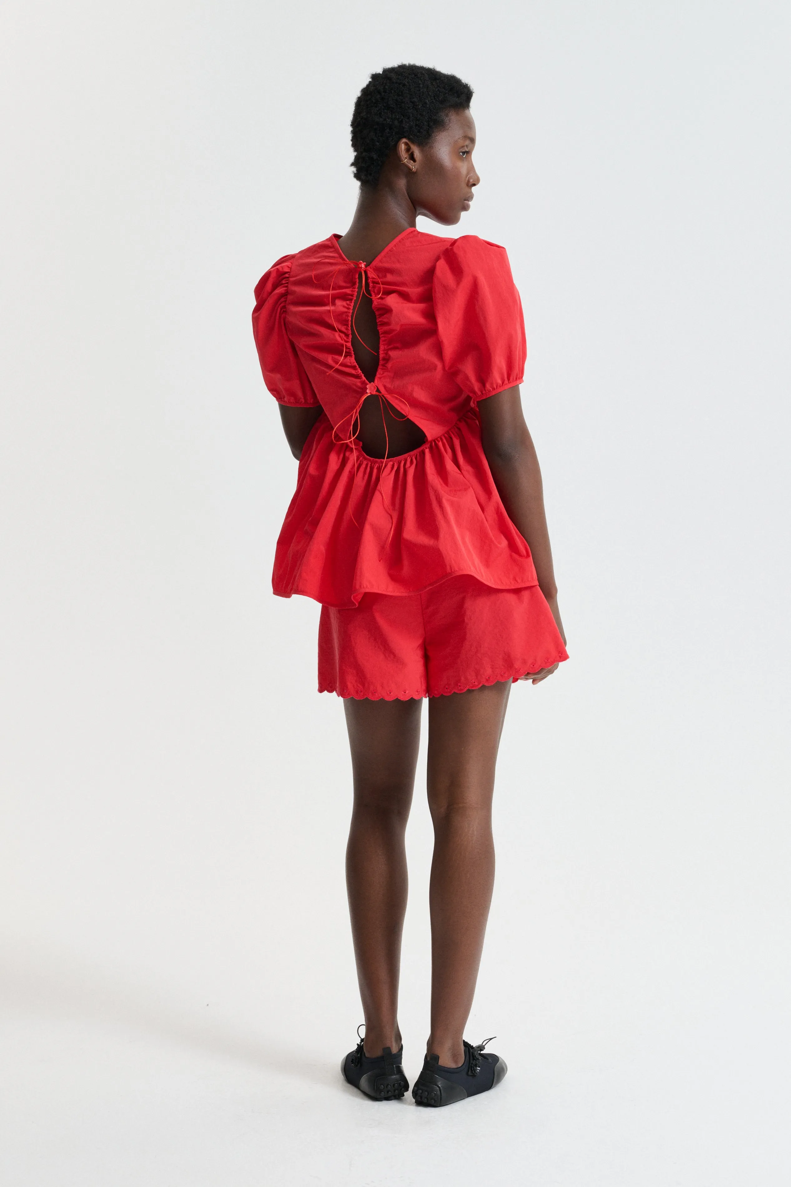 CBDARLA | TOP RECYCLED TAFFETA RED sold by Cecilie Bahnsen product image thumbnail 3