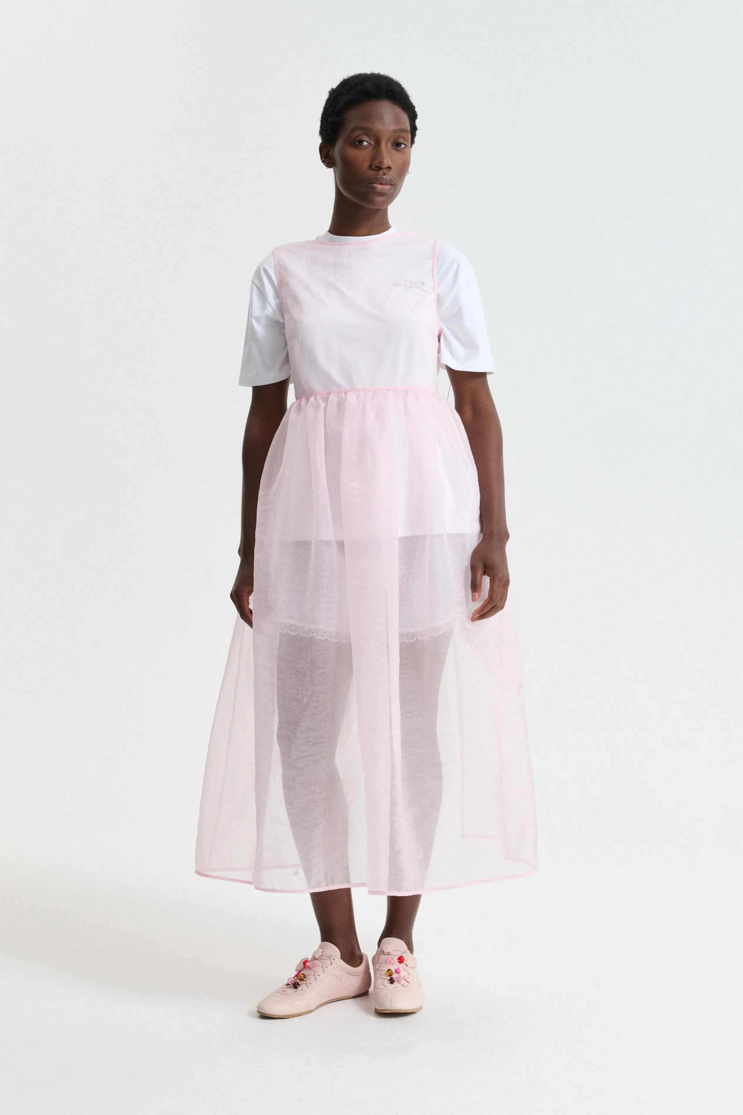 CBCAMILLA | OVERLAY LIQUID MYRTIA BLUSH PINK sold by Cecilie Bahnsen