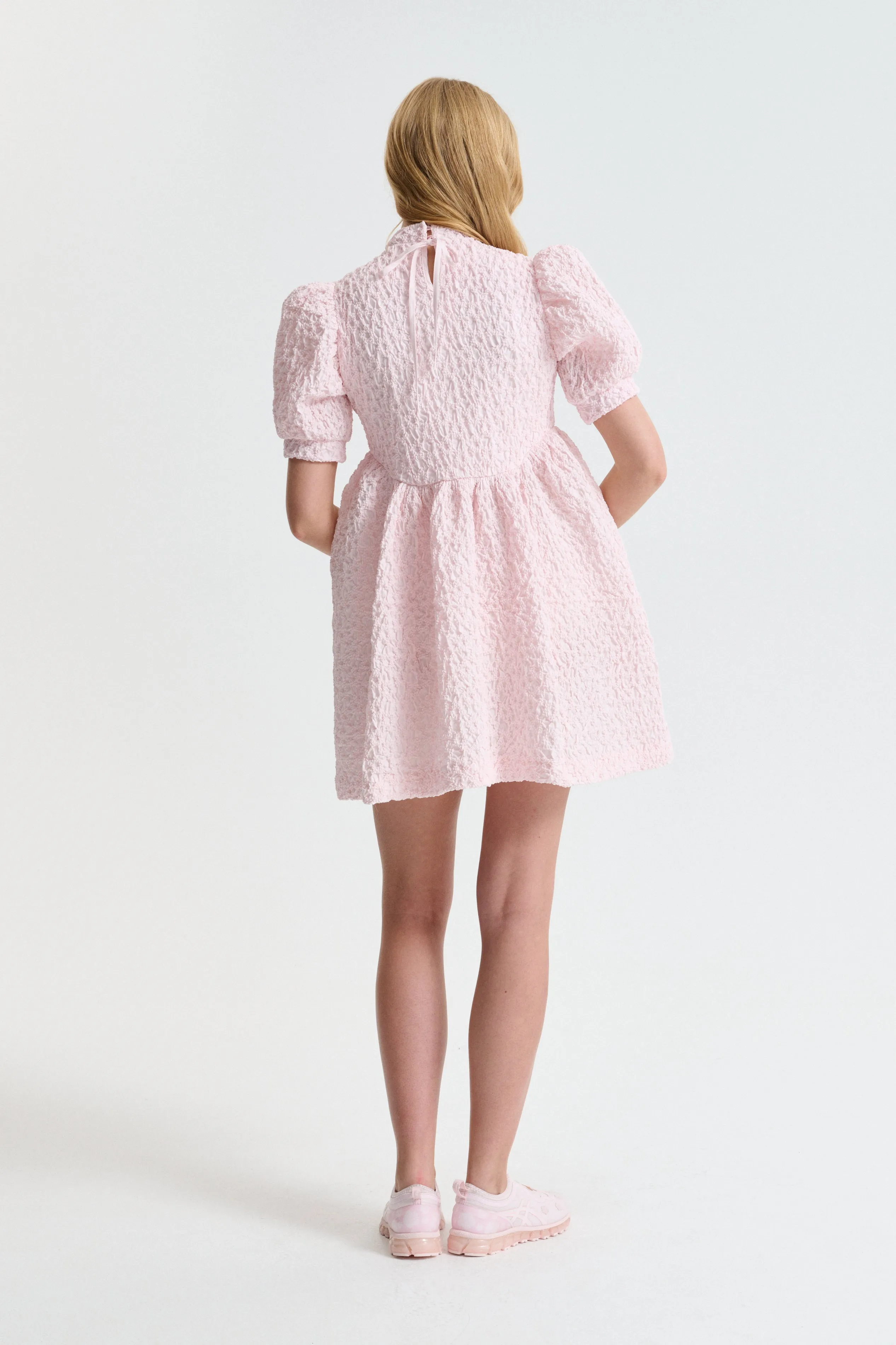 CBDUMAS | DRESS FLEUR COTTON SMOCK BLUSH PINK sold by Cecilie Bahnsen product image thumbnail 4