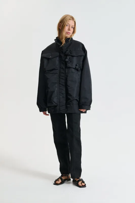BRIANNA | JACKET NYLON BLACK sold by Cecilie Bahnsen