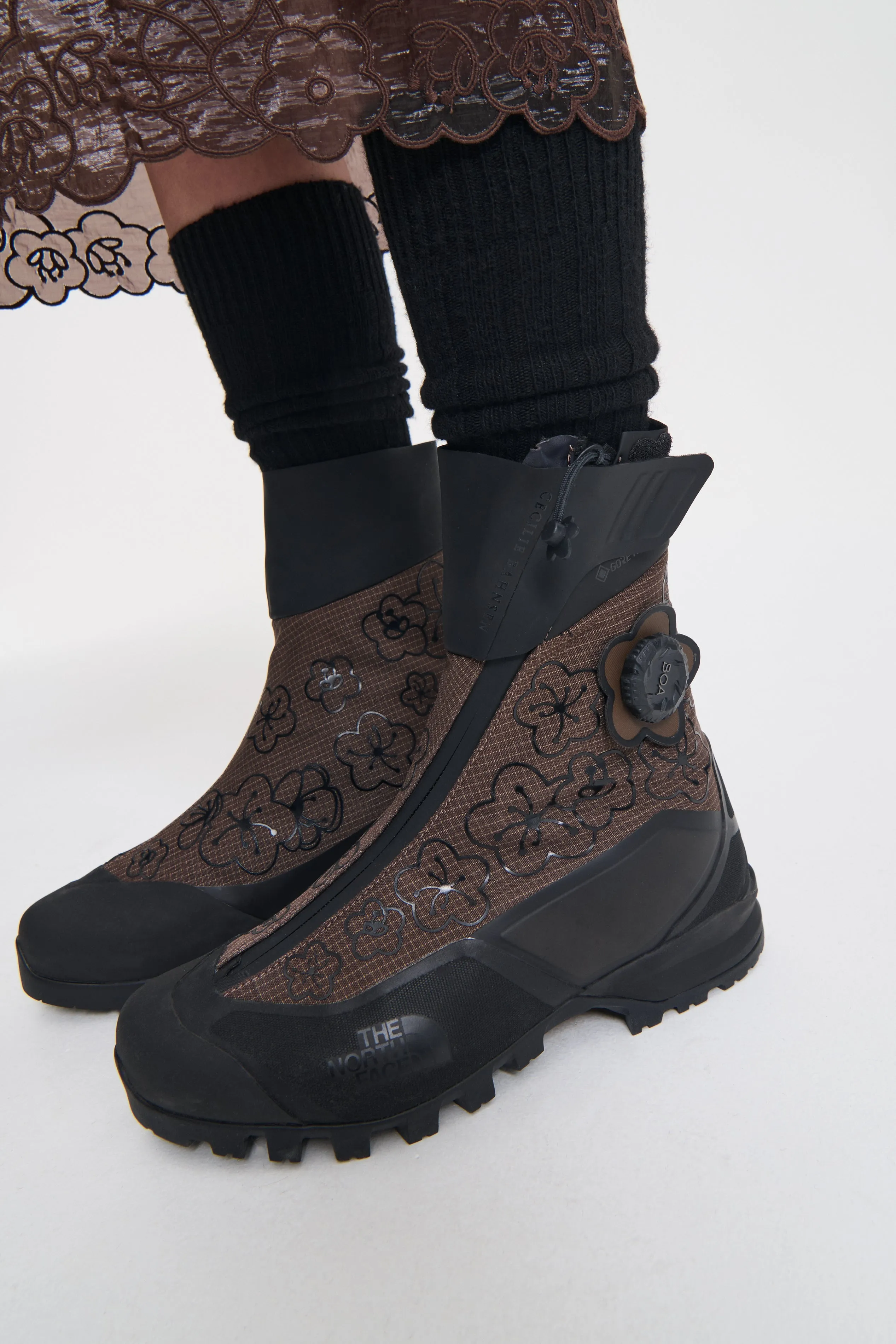 THE NORTH FACE X CECILIE BAHNSEN SARIT VERTO SA GORE-TEX® BOOT | BROWN / BLACK sold by Cecilie Bahnsen