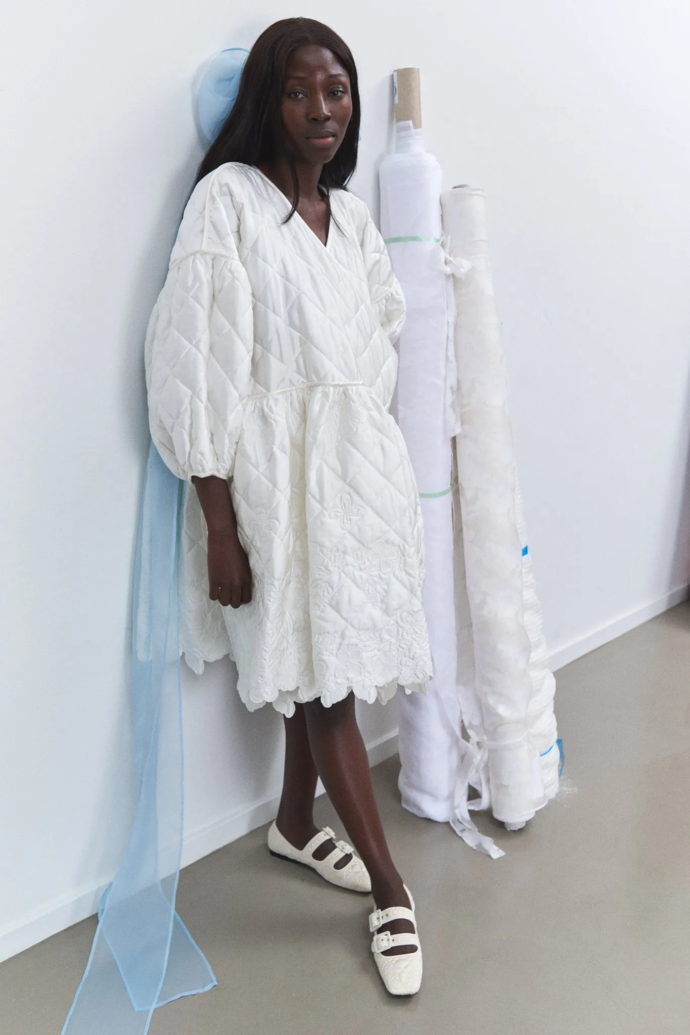 AMALIE | DRESS AMARYLIS SILK ECRU BRIDAL sold by Cecilie Bahnsen