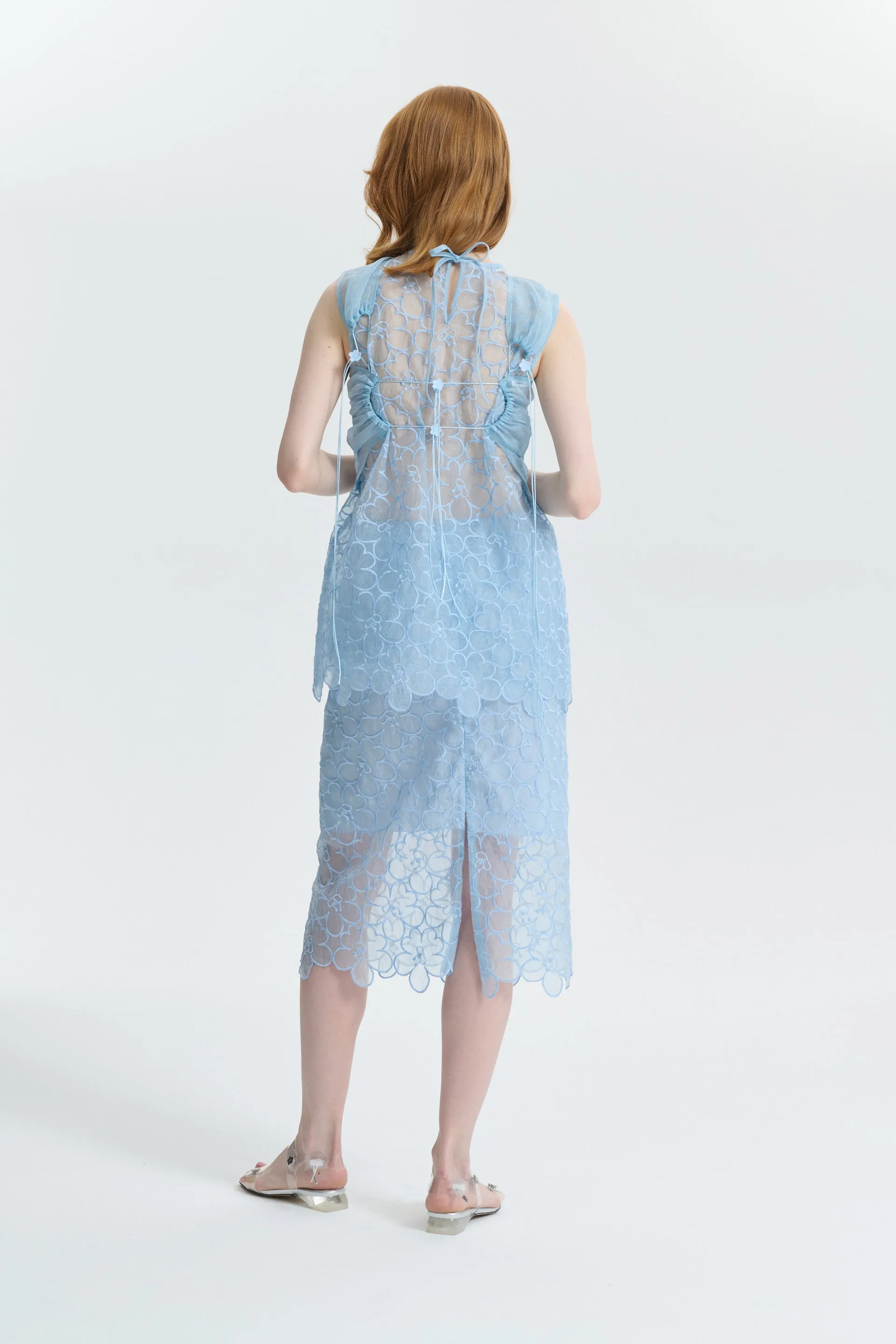 CBBRIA | SKIRT FELICIA EMBROIDERY LIGHT BLUE sold by Cecilie Bahnsen product image thumbnail 4