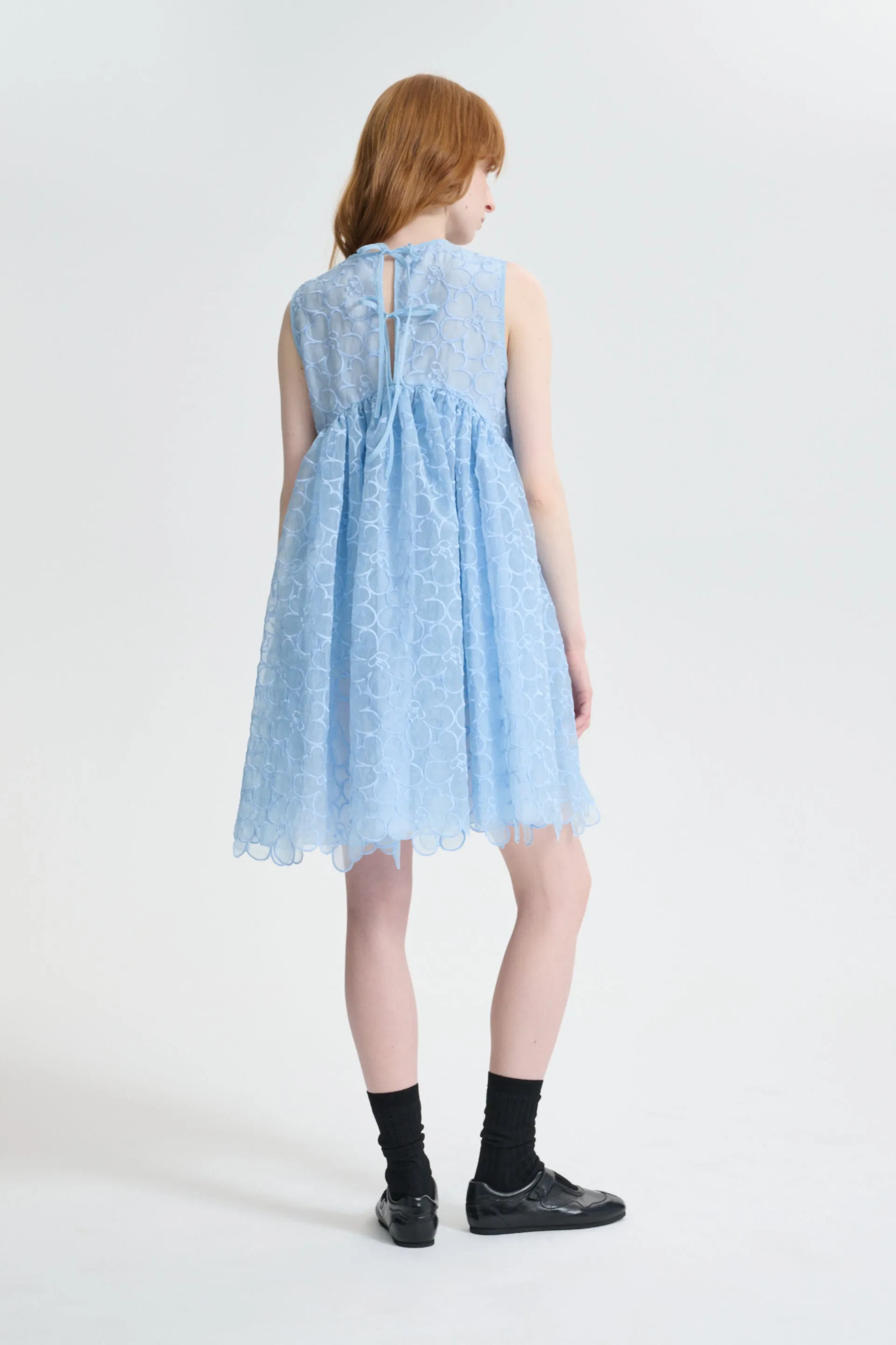 CBCHARLOTTA | DRESS FELICIA EMBROIDERY LIGHT BLUE sold by Cecilie Bahnsen product image thumbnail 4