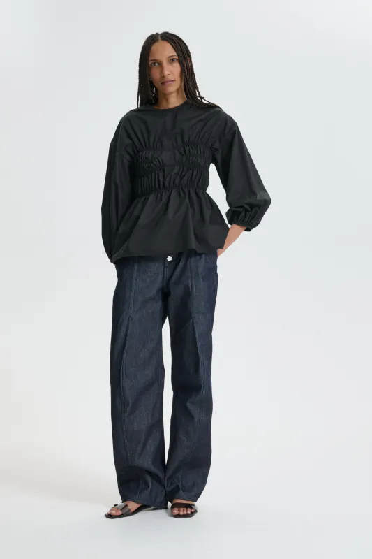 CBCAMRYN | TOP COTTON BLACK made by Cecilie Bahnsen