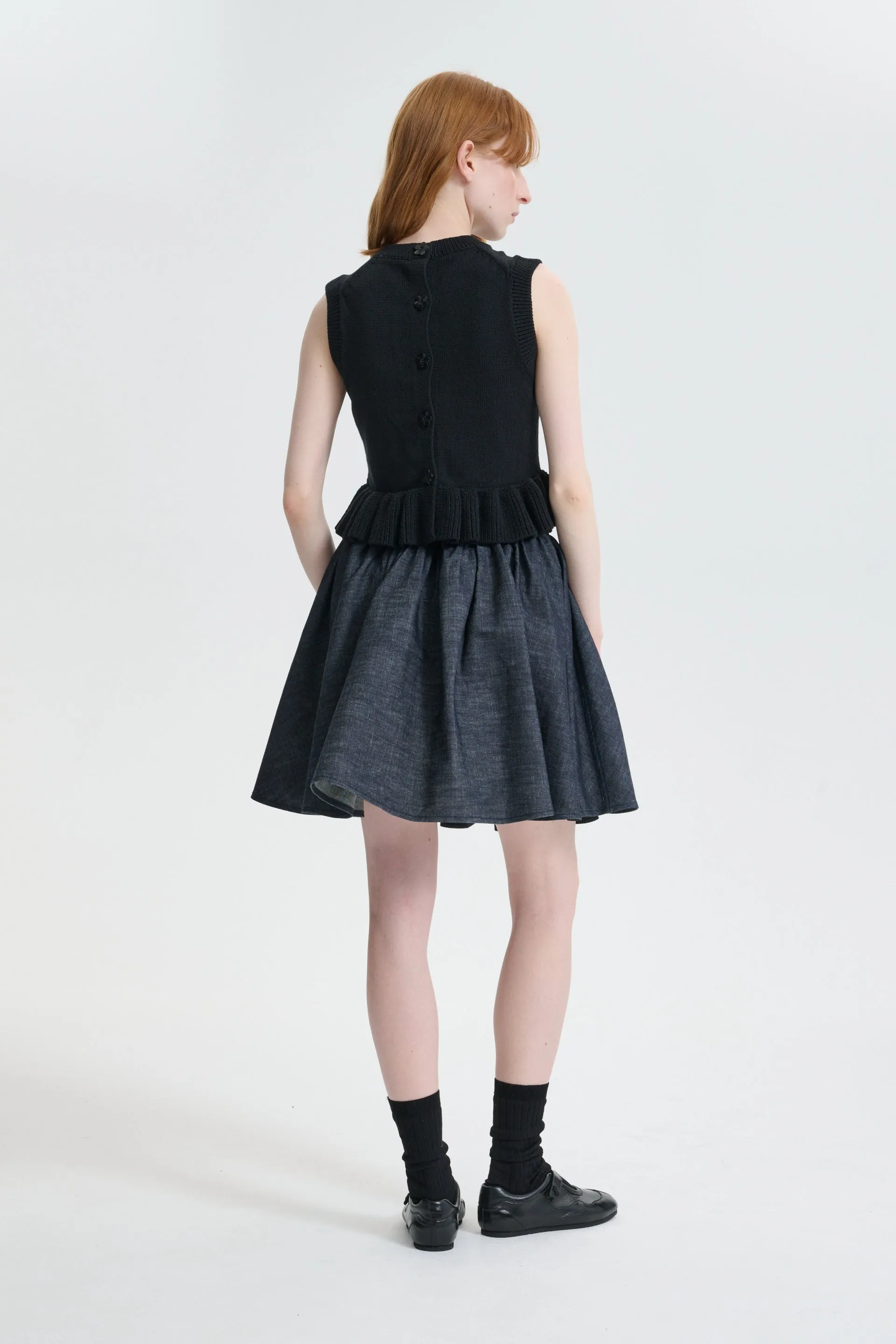 CBCICI | DENIM SKIRT LIGHT DENIM INDIGO sold by Cecilie Bahnsen product image thumbnail 3