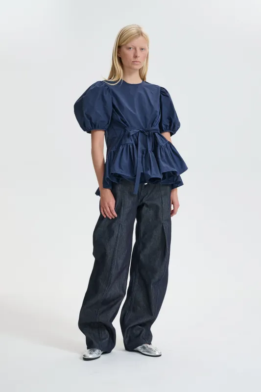 CBBALE | TOP CRISP RIPSTOP NAVY sold by Cecilie Bahnsen