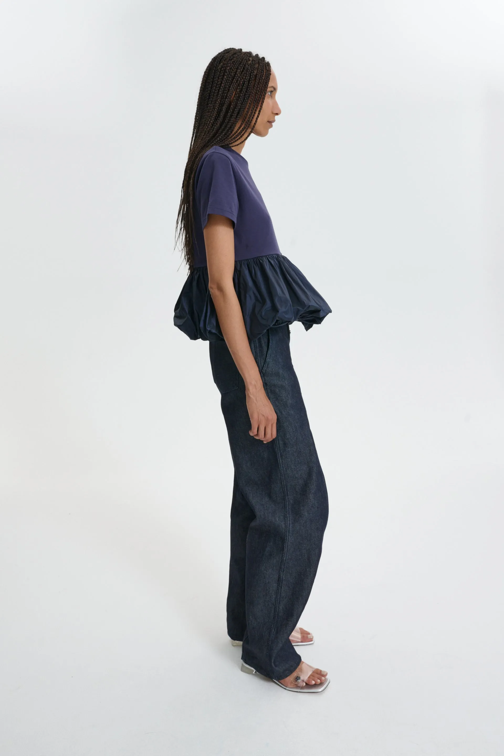 CBCOOPER | T-SHIRT JERSEY NAVY sold by Cecilie Bahnsen product image thumbnail 4
