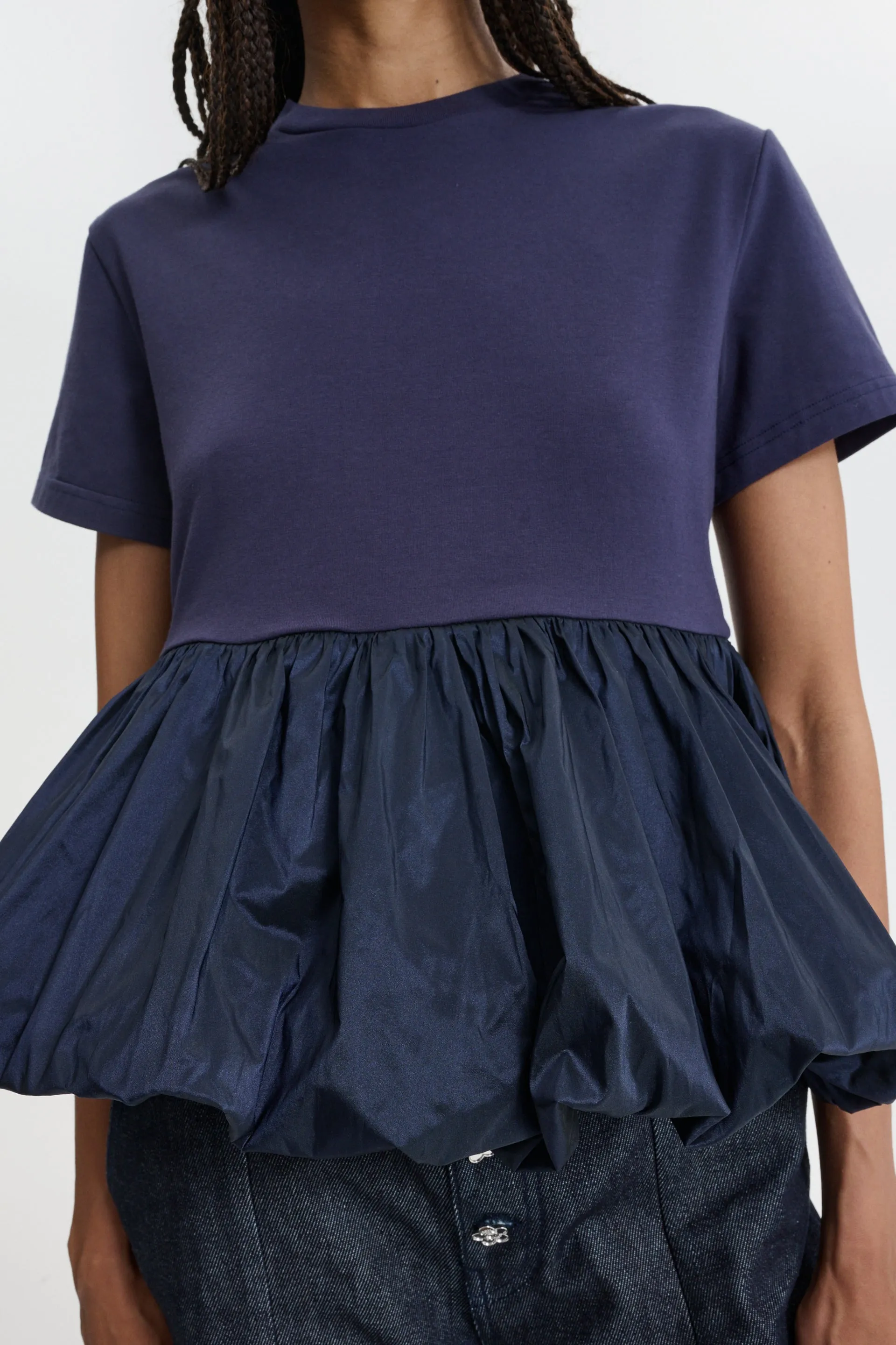 CBCOOPER | T-SHIRT JERSEY NAVY sold by Cecilie Bahnsen product image thumbnail 2