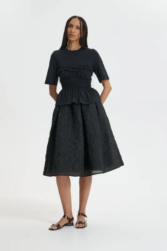 CBVILDE | T-SHIRT JERSEY BLACK sold by Cecilie Bahnsen