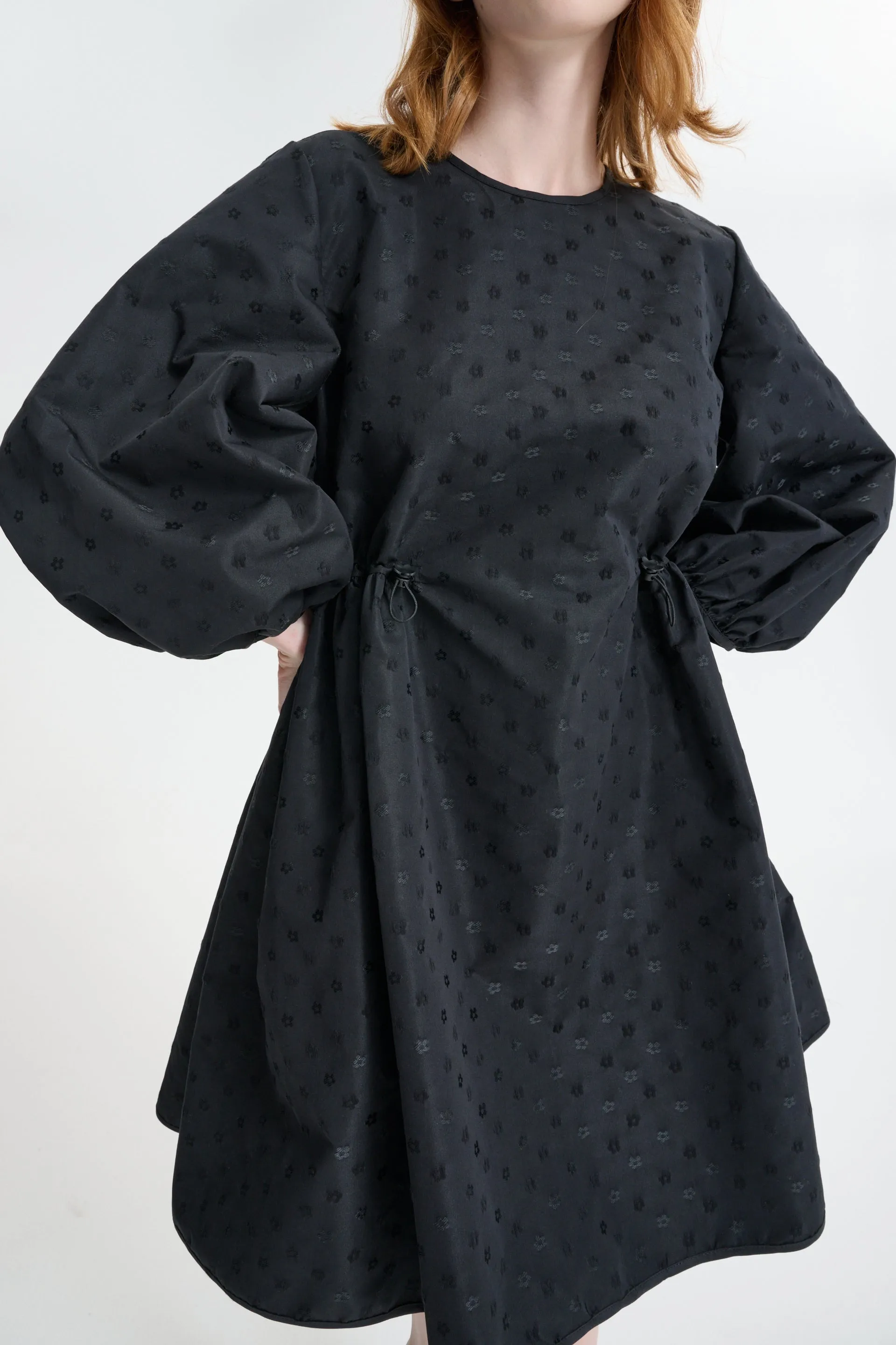CBCLO | DRESS IRIS JACCQUARD BLACK sold by Cecilie Bahnsen product image thumbnail 2