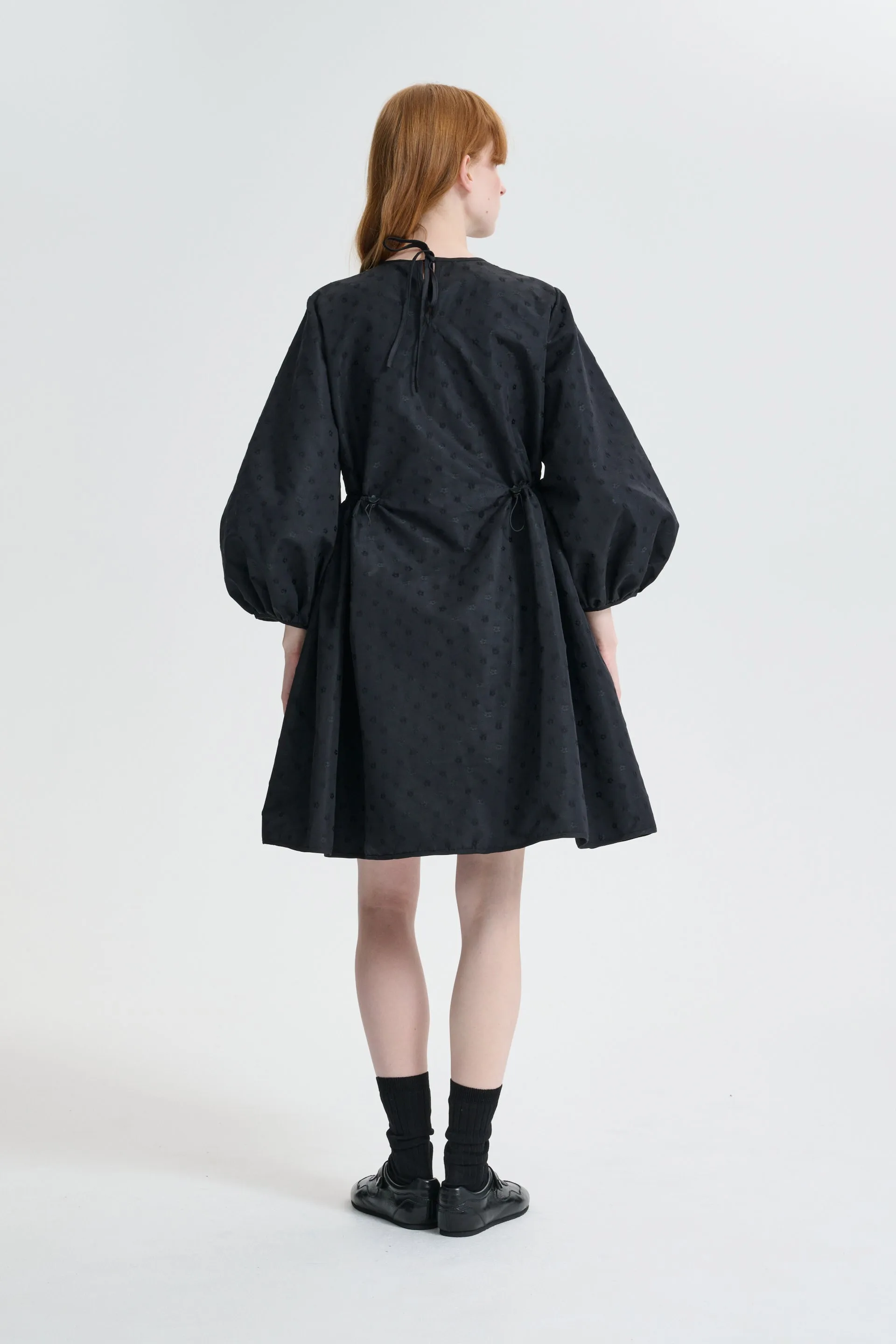 CBCLO | DRESS IRIS JACCQUARD BLACK sold by Cecilie Bahnsen product image thumbnail 3