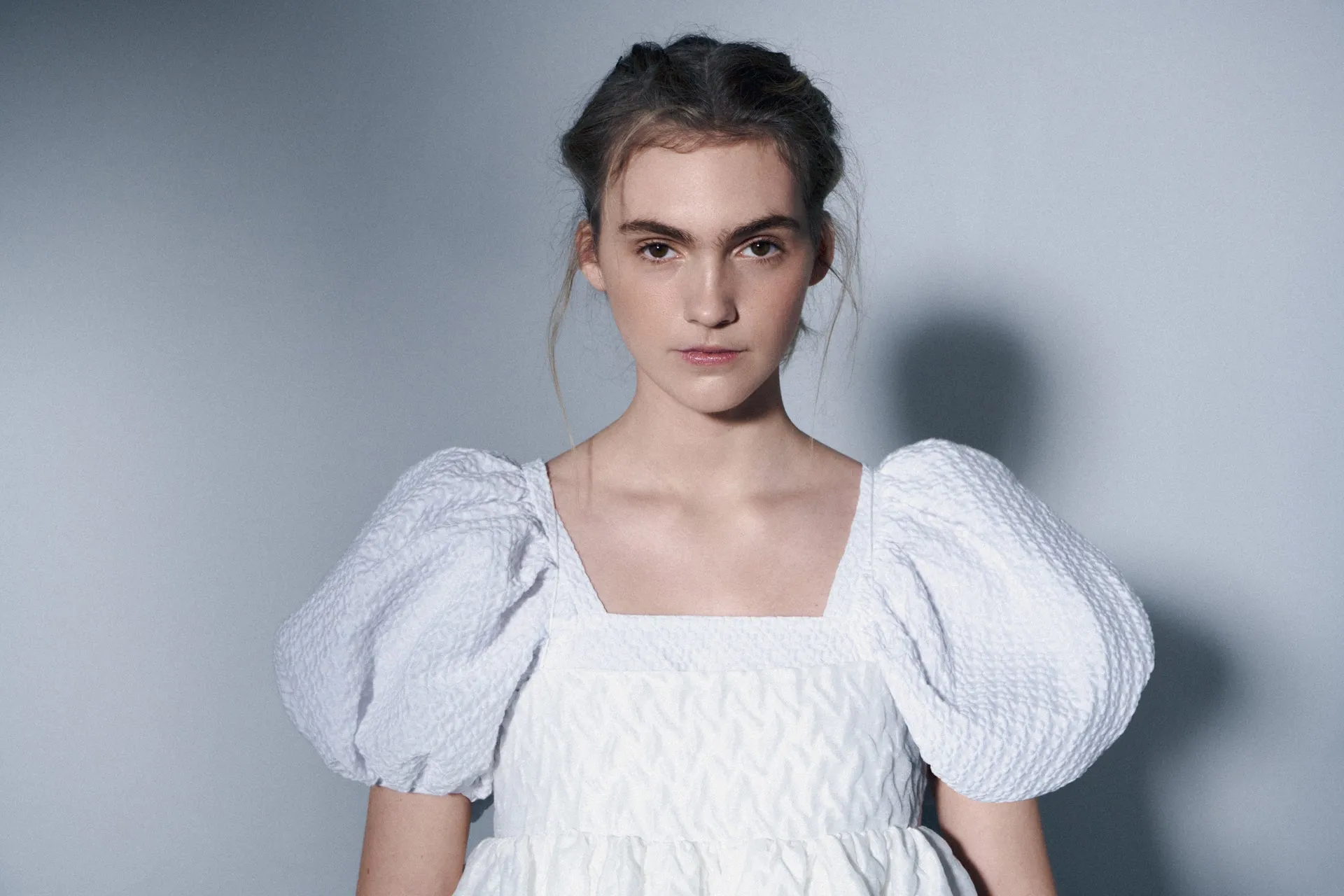 TILDE | DRESS BLOSSOM MATELASSE WHITE sold by Cecilie Bahnsen product image thumbnail 3