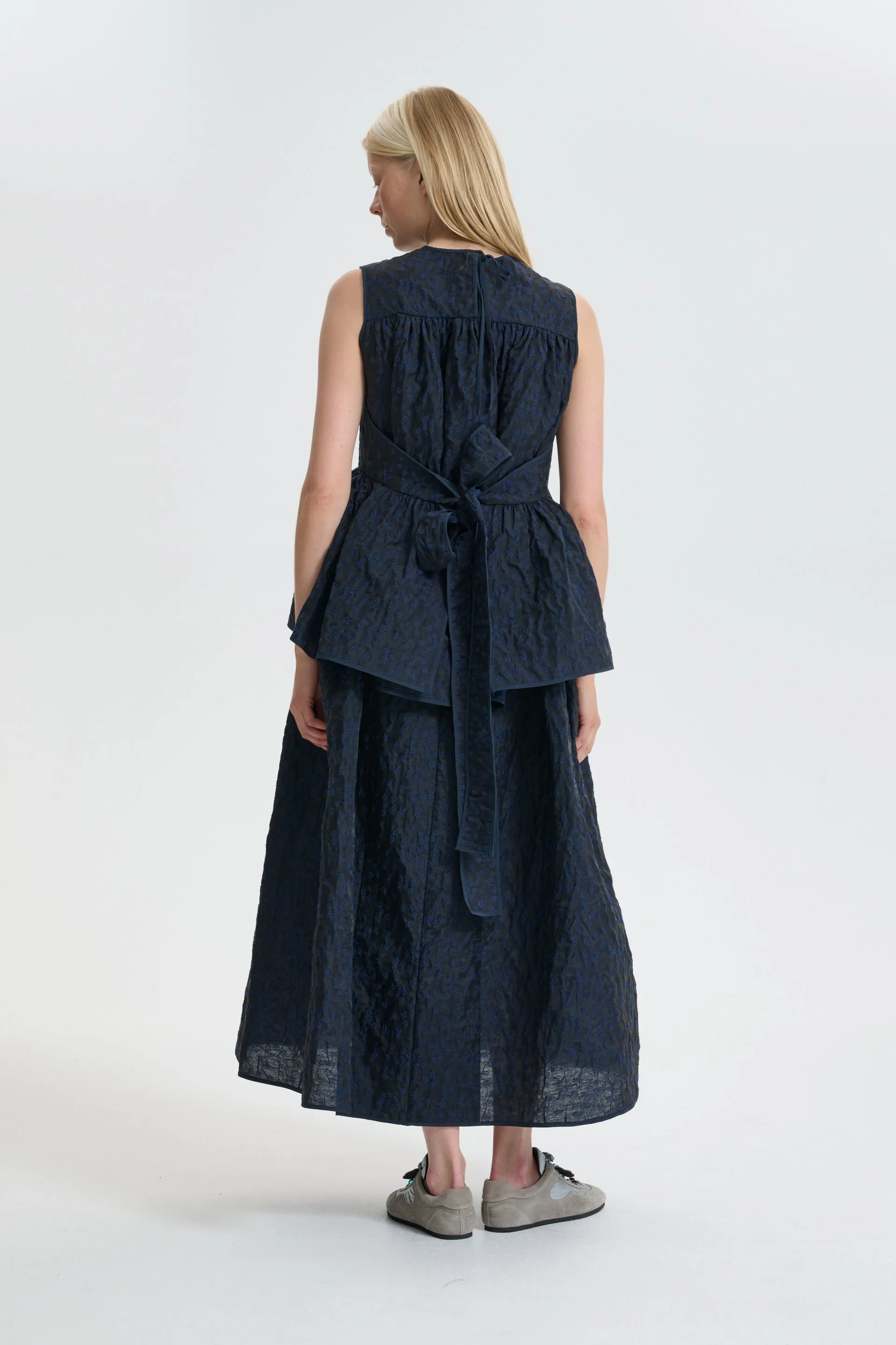 CBEA | TOP MARGUERITTE CLOQUÉ NAVY sold by Cecilie Bahnsen product image thumbnail 3