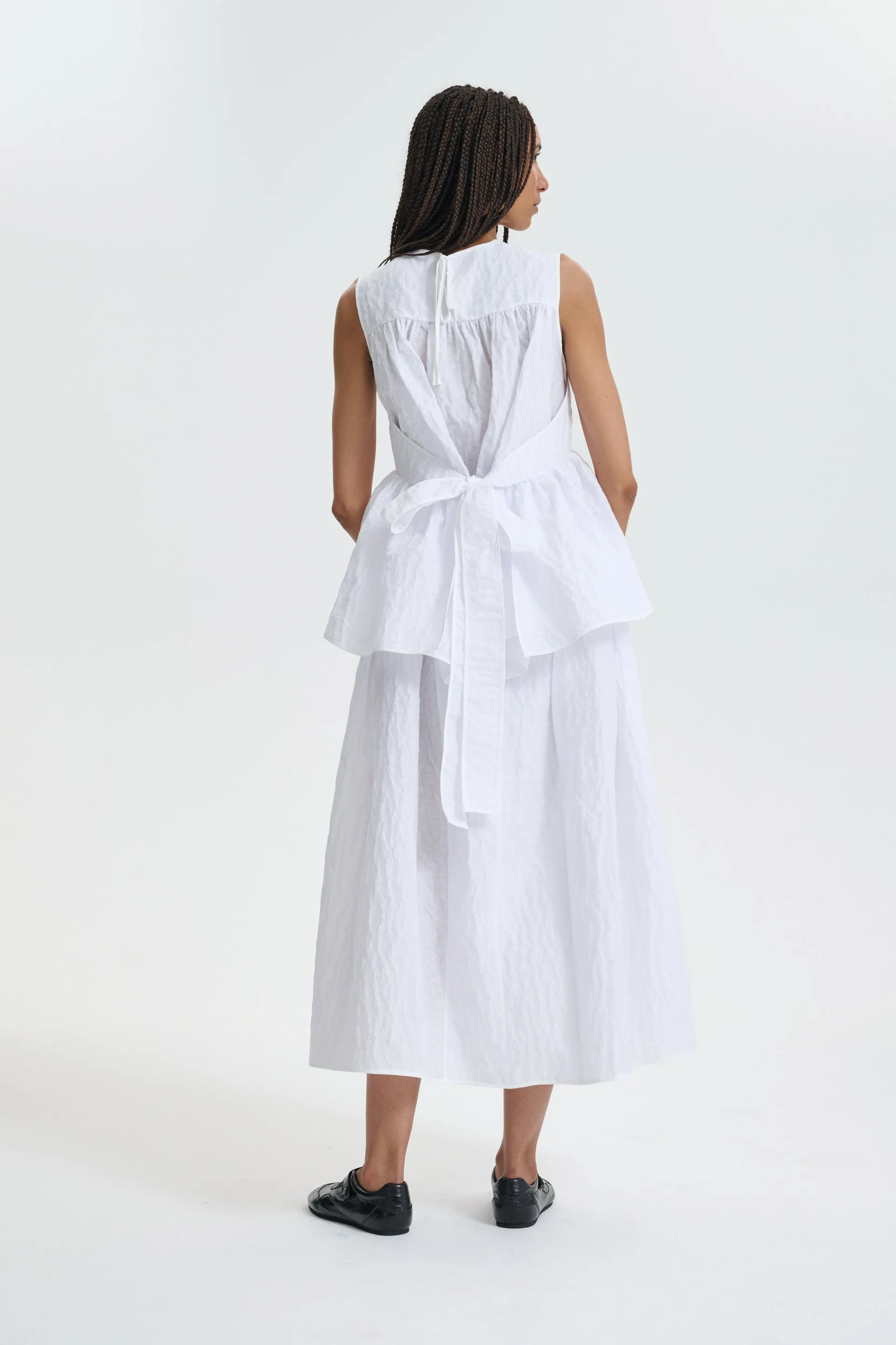 CBEA | TOP MARGUERITTE CLOQUÉ WHITE sold by Cecilie Bahnsen product image thumbnail 2